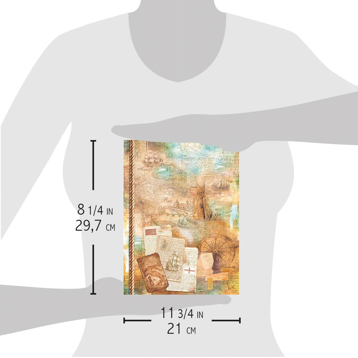 Ciao Bella Rice Paper A4 Repubbiche Marinare