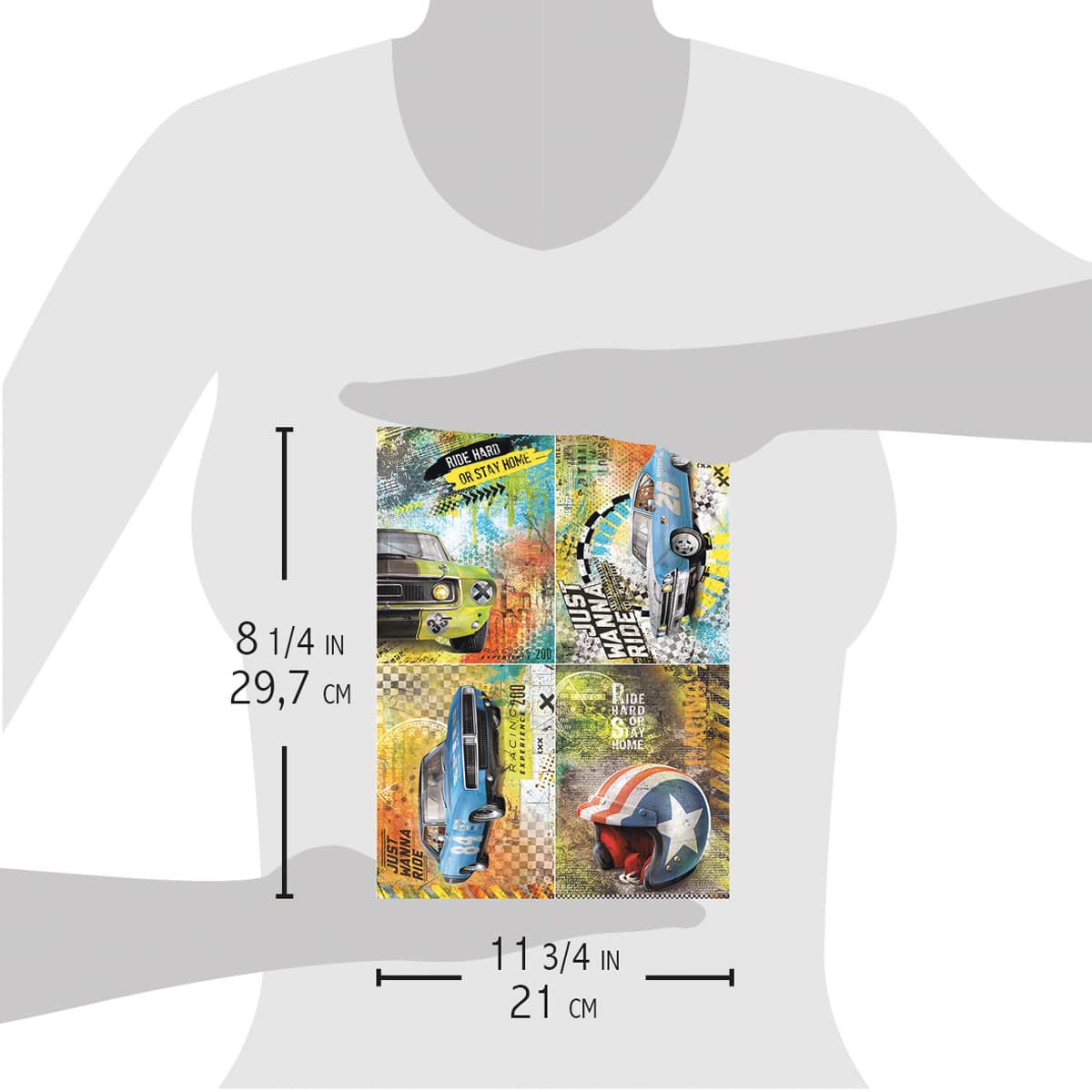 Ciao Bella Rice Paper A4 No Speed Limit Cards