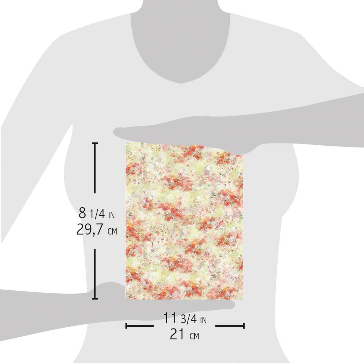 Ciao Bella Rice Paper A4 A Walk through Wildflower