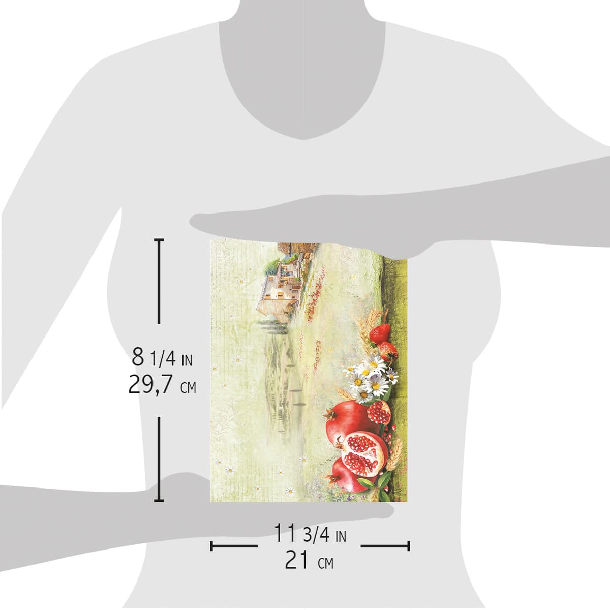 Ciao Bella Rice Paper A4 Tuscan Dream