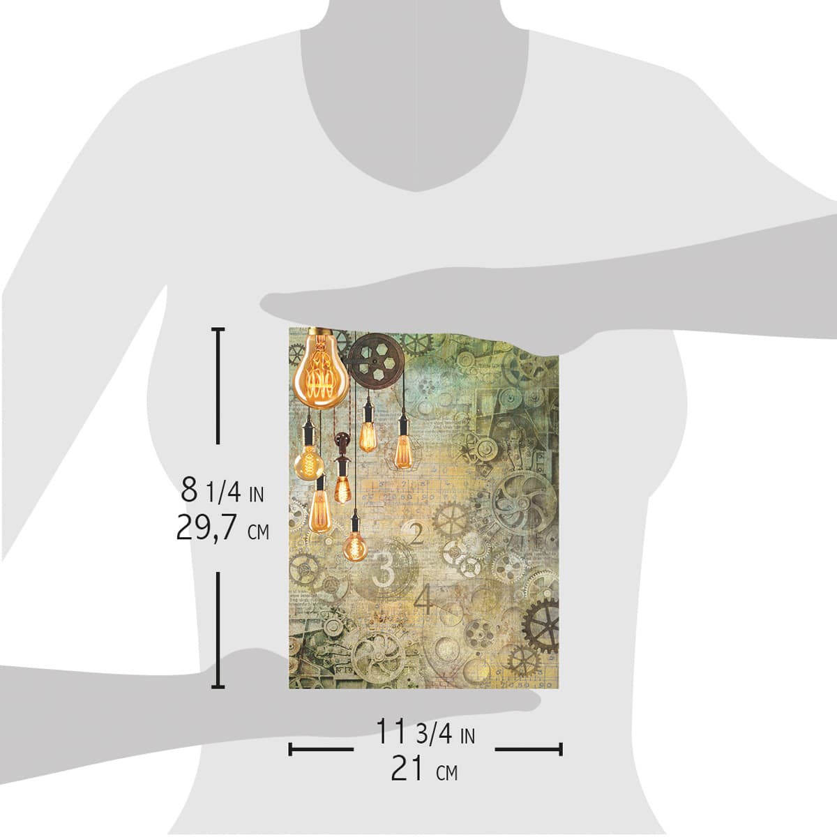 Ciao Bella Rice Paper A4 Modern Times