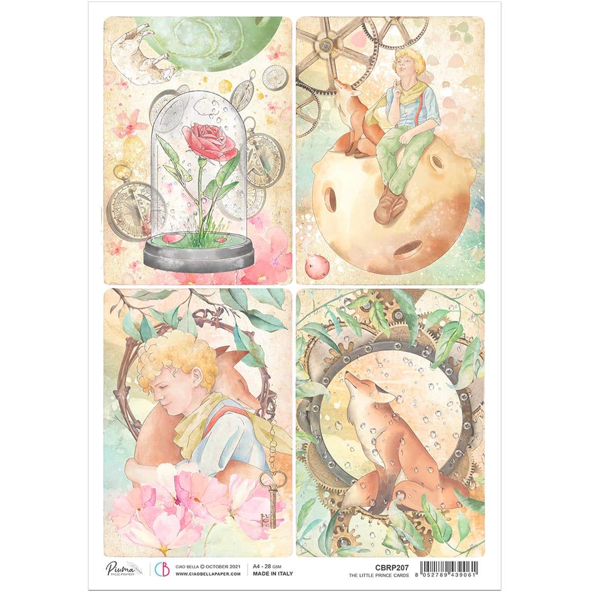 Ciao Bella Rice Paper A4 The Little Prince Cards