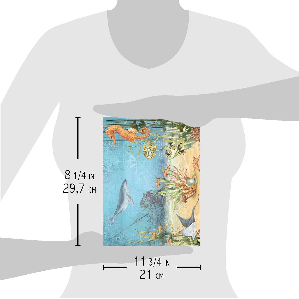 Ciao Bella Rice Paper A4 The Shipwreck