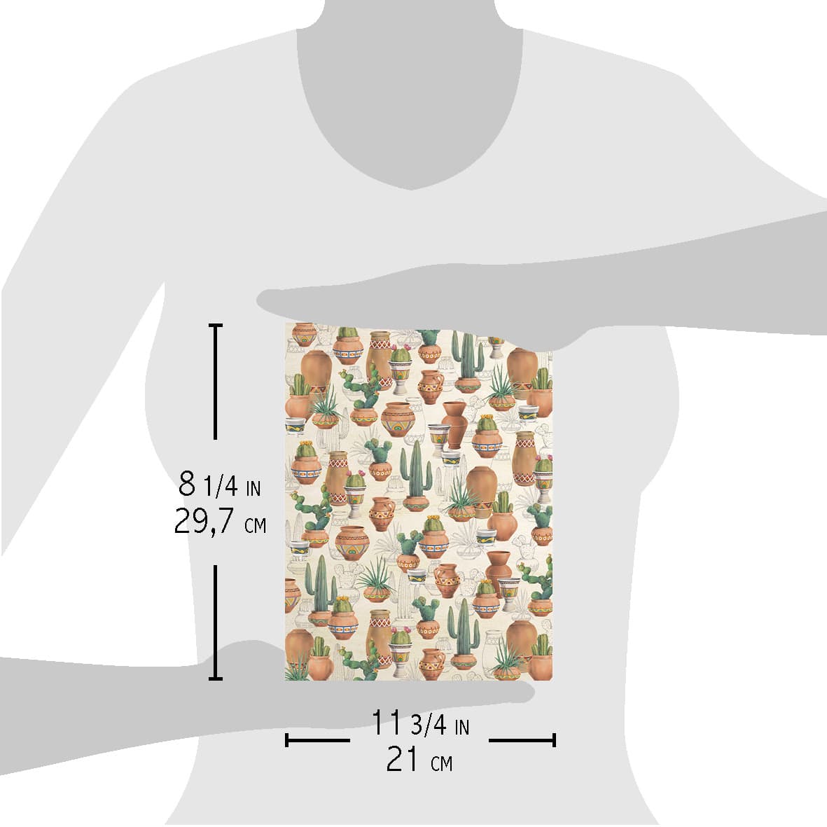 Ciao Bella Rice Paper A4 The Cactus Lover