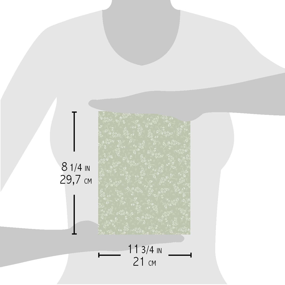 Ciao Bella Rice Paper A4 Shades Of Green