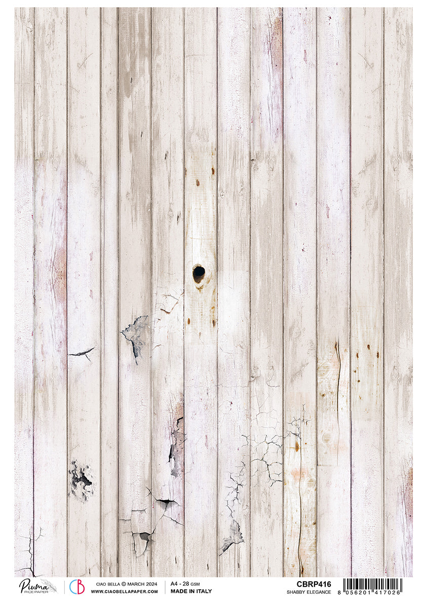 Extesy Paper Rice Paper A4 Piuma Shabby Elegance - 5 Sheets