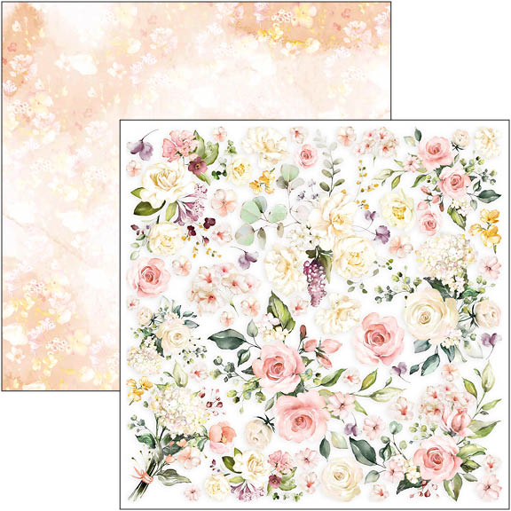 Ciao Bella Blooming Patterns Pad 12"x12" 8/Pkg