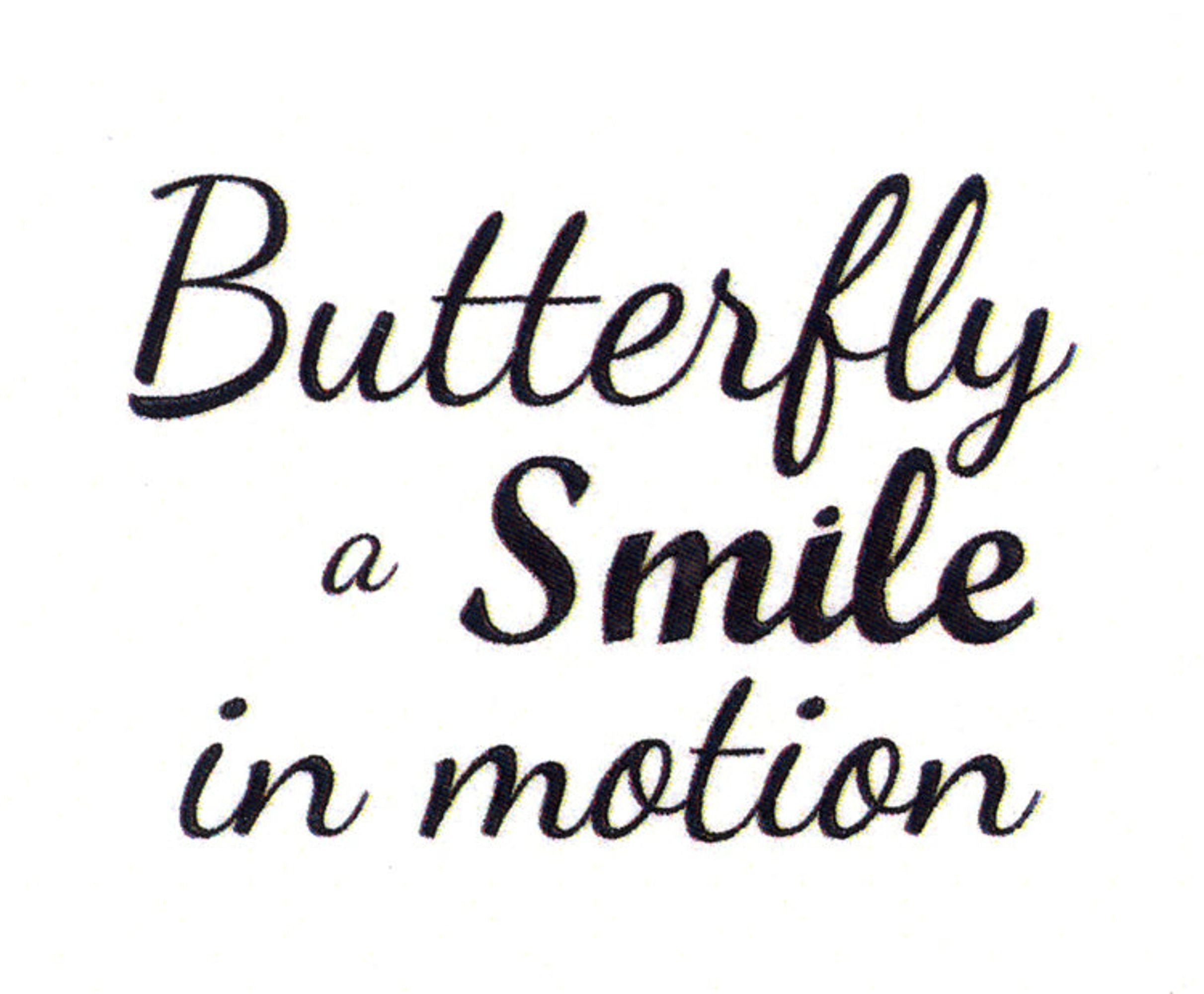 Frog's Whiskers Ink Stamp - Butterfly Smile
