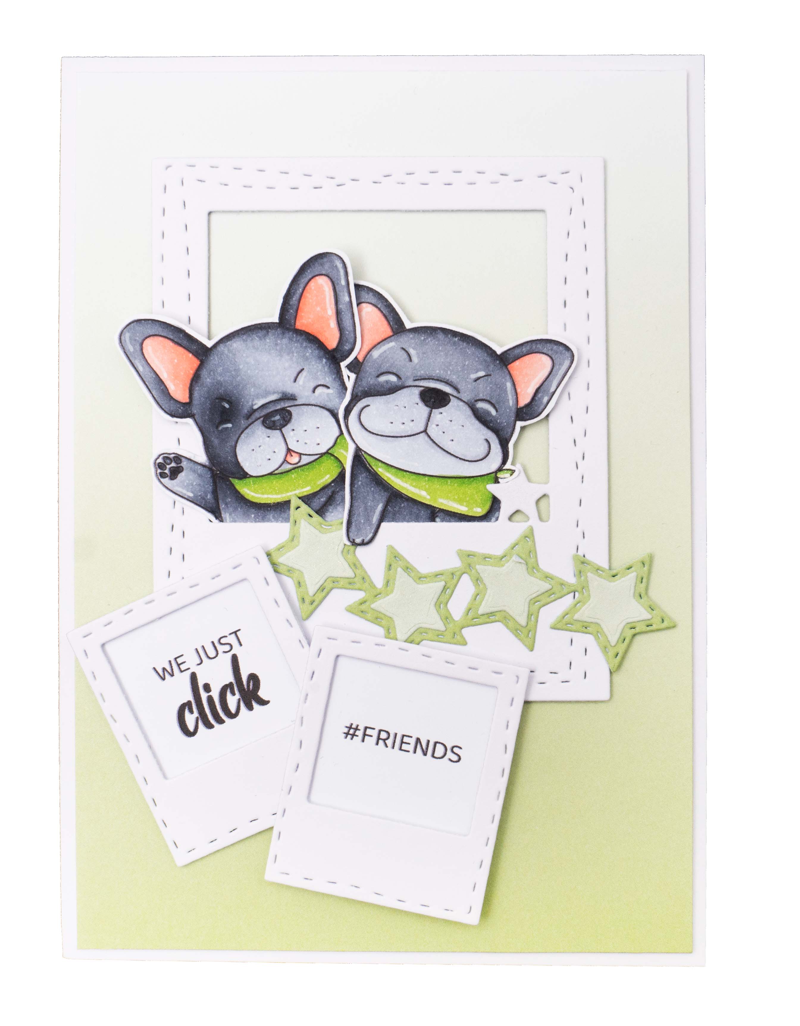 CCL Clear Stamp Picture Perfect Buddy Essentials 105x148x3mm 12 PC nr.221