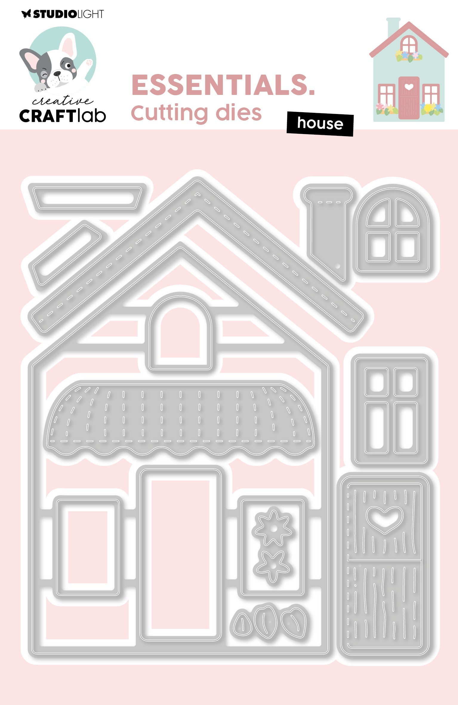 CCL Cutting Die House Essentials 10 PC