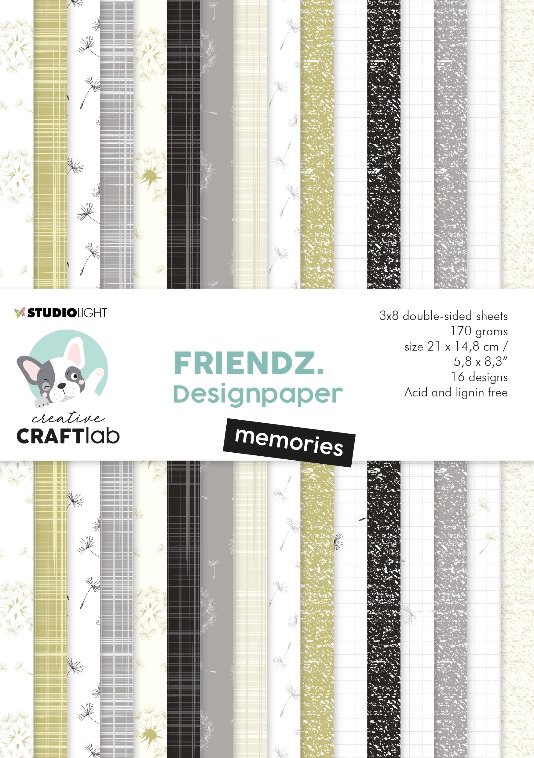 CCL Paper Pad Memories Friendz 210x148x9mm 24 SH nr.82