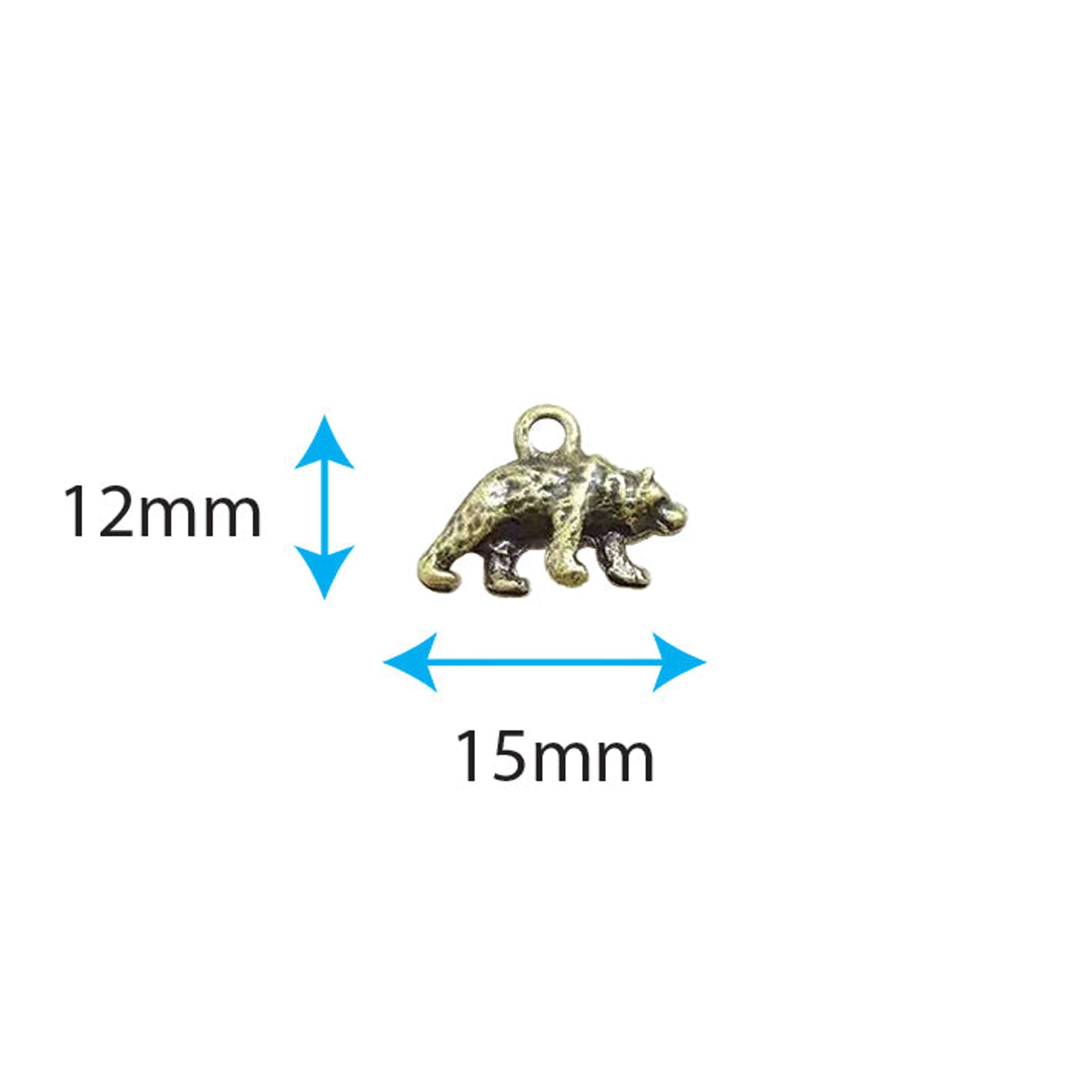 In The Forest - Metal Charms - Bear