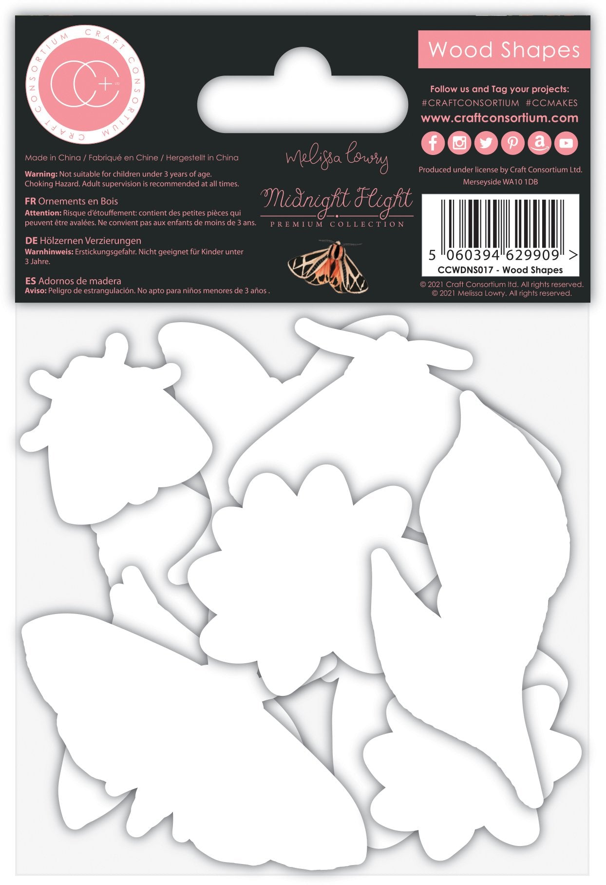 Midnight Flight - Wood shapes