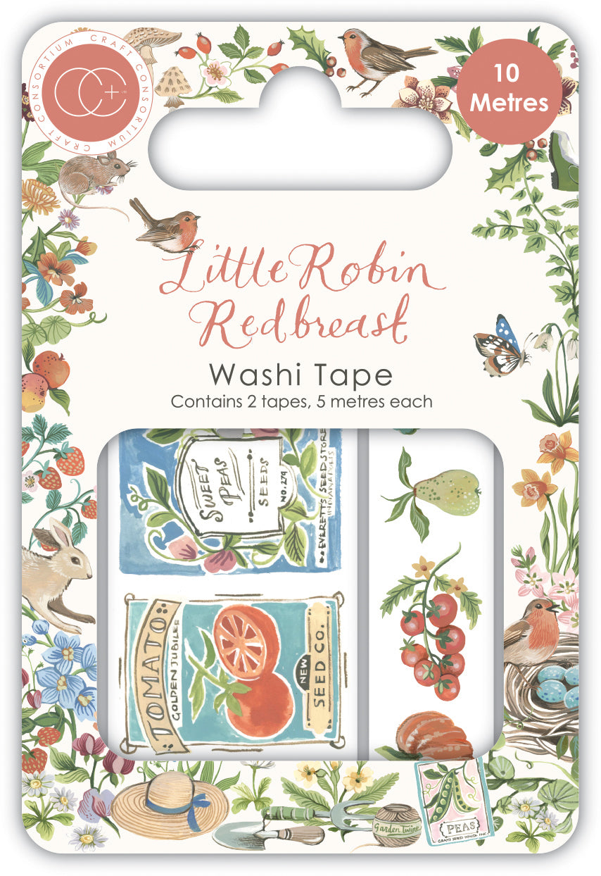 Craft Consortium Little Robin Redbreast - Washi Tape