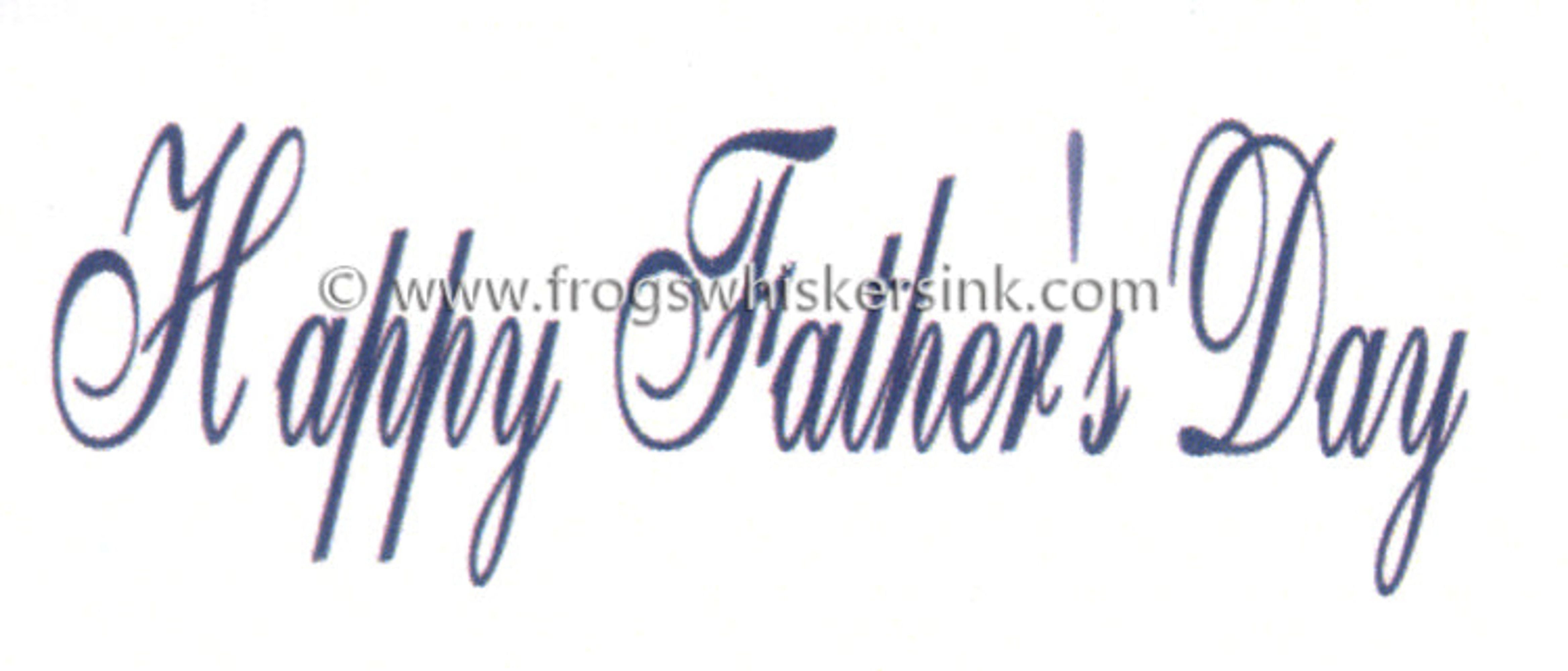 Frog's Whiskers Ink Stamp - Happy Father's Day