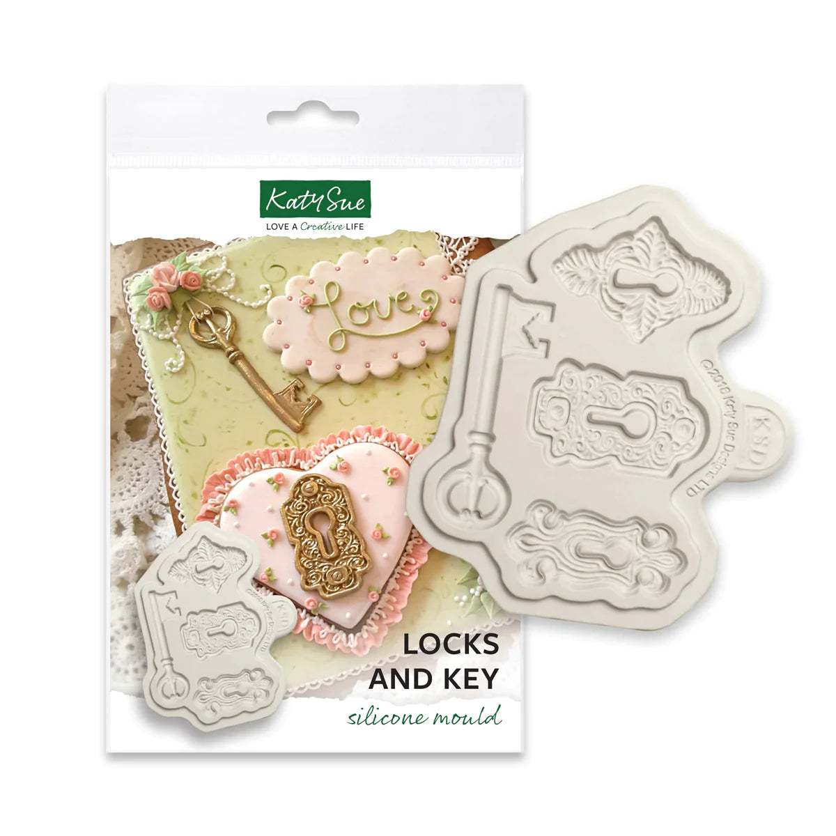 Locks and Key Silicone Mould