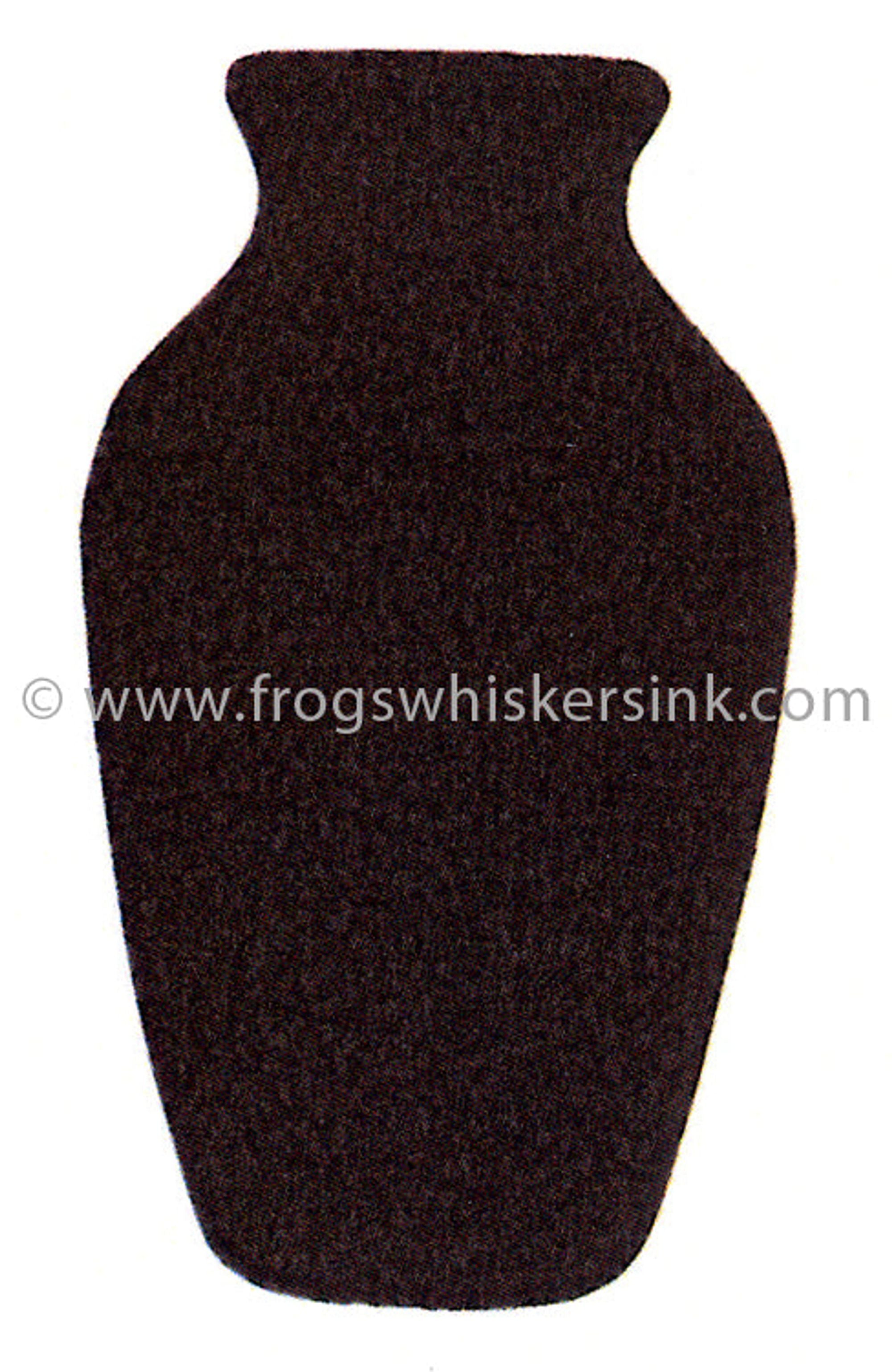 Frog's Whiskers Ink Stamps-Vase Solid Cling Mount Stamp