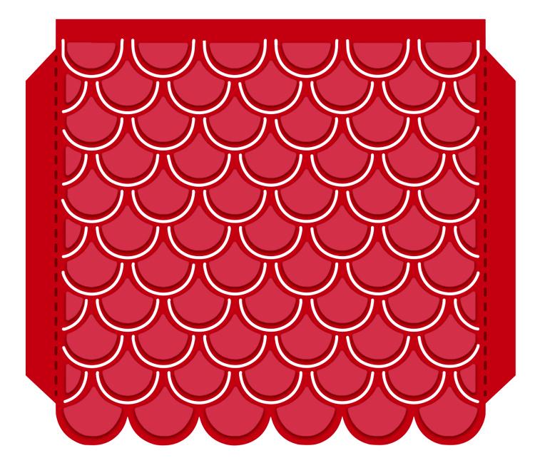 Festive Collection Gingerbread Roof