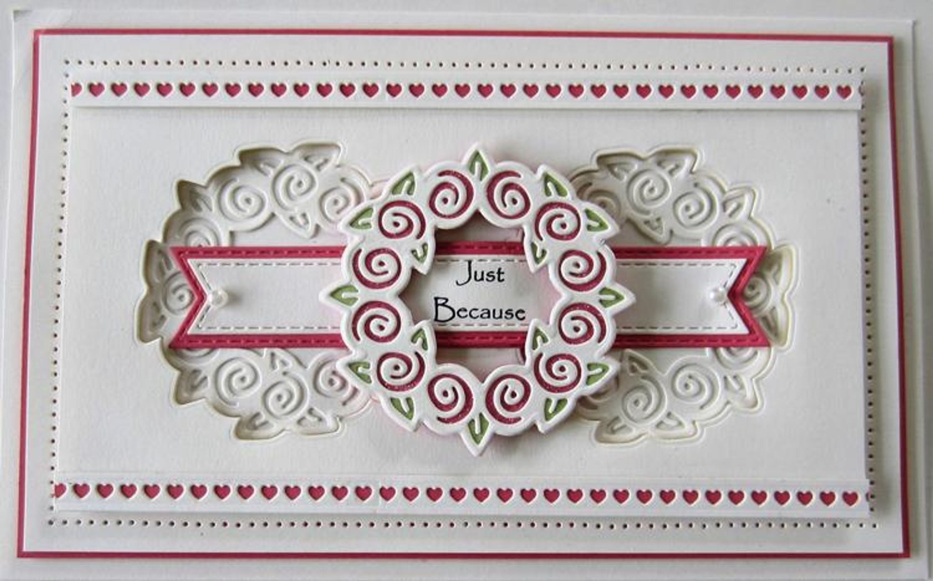 Frames & Tags Collection Doodle Rose Wreath Die