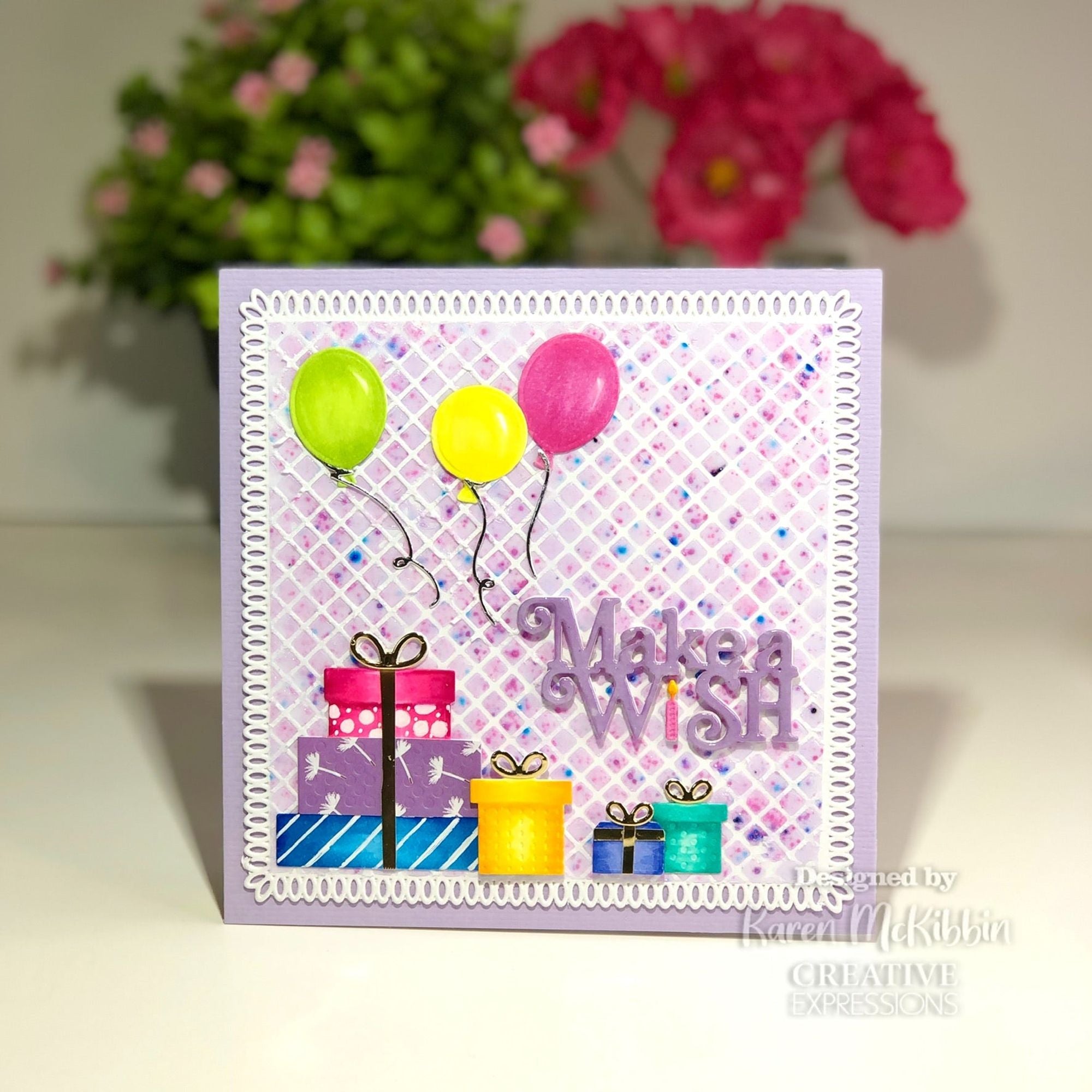 Creative Expressions Sue Wilson Noble Looped Squares Craft Die