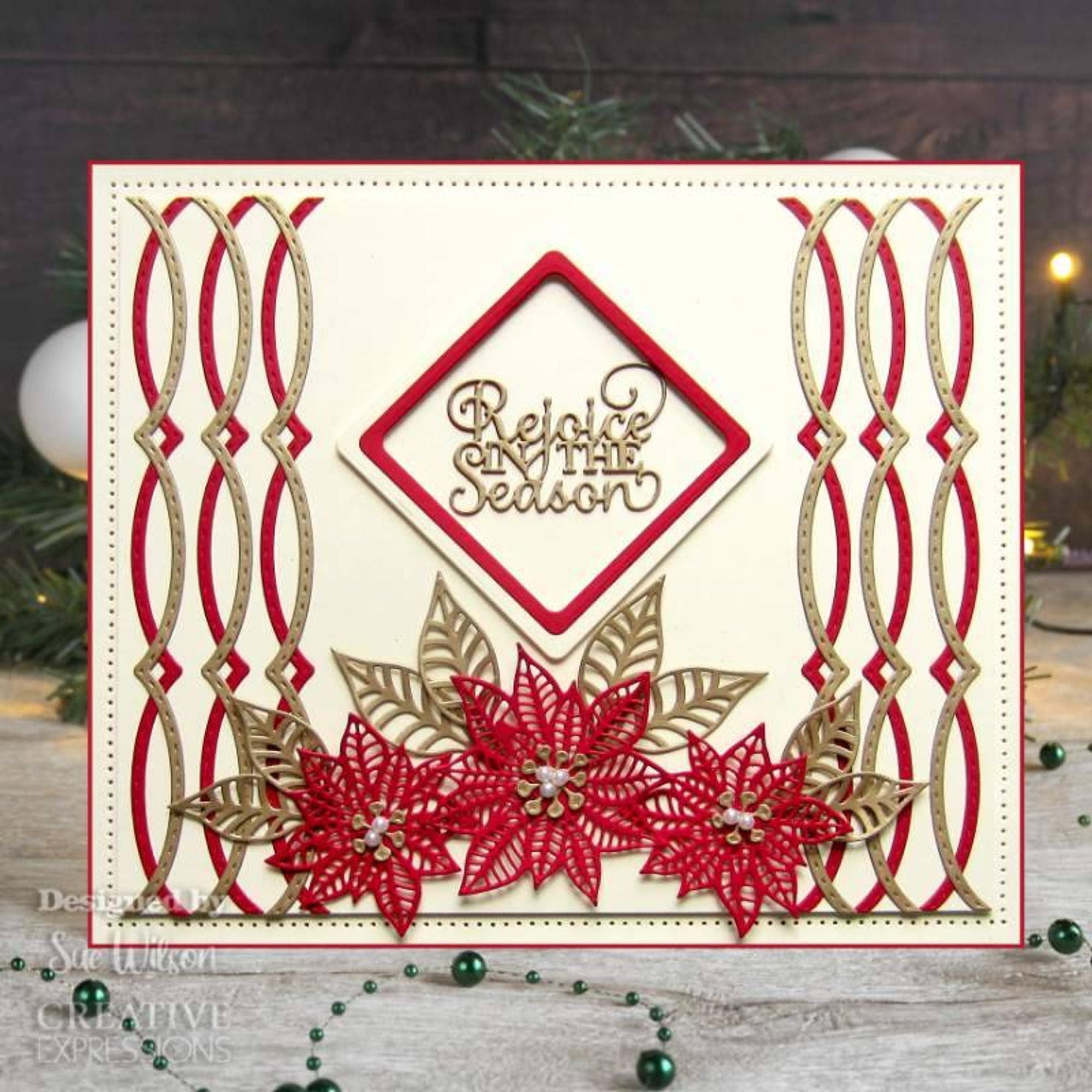 Creative Expressions Sue Wilson Festive Mini Expressions Duos Rejoice In The Season Craft Die