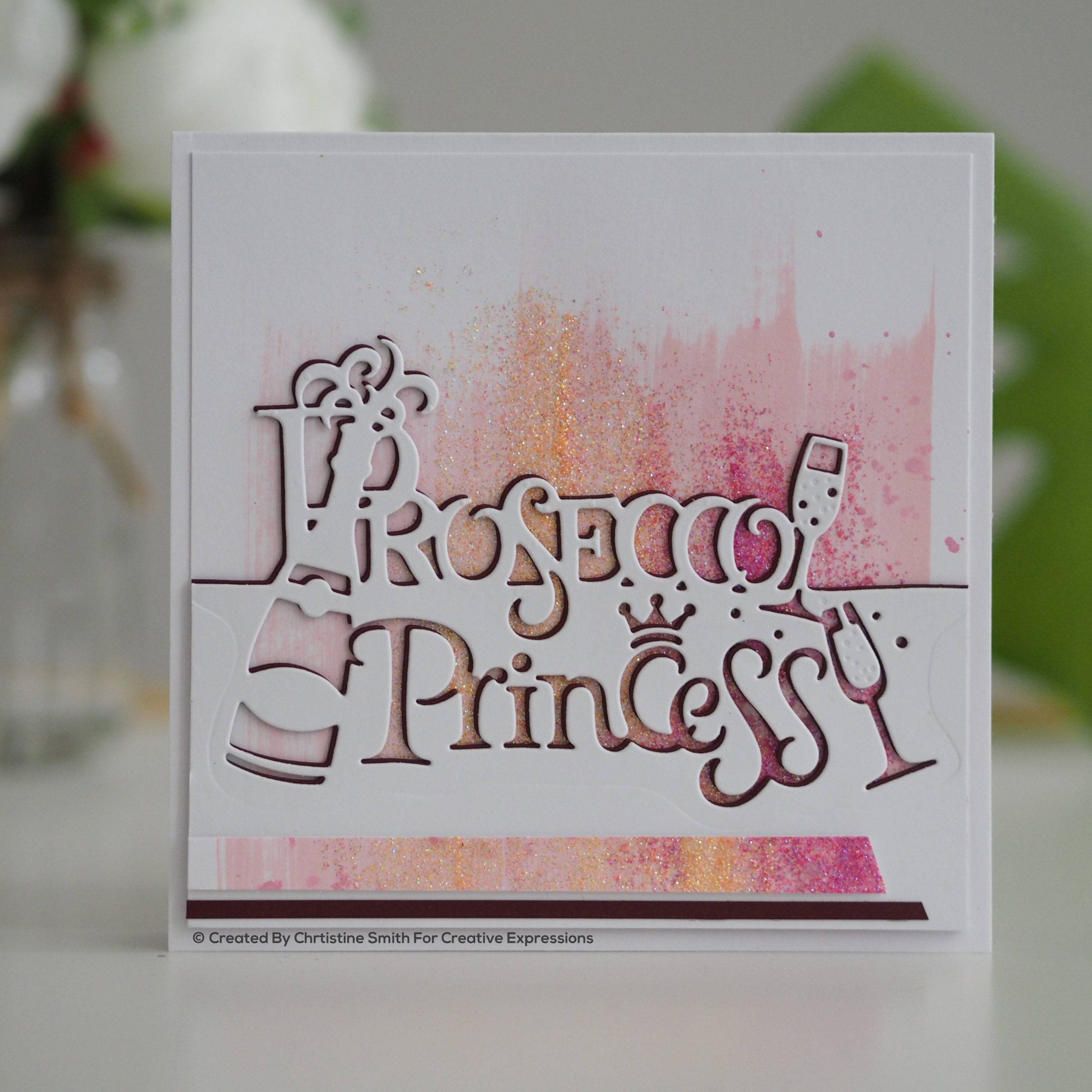 Paper Cuts Collection - Prosecco Princess Edger