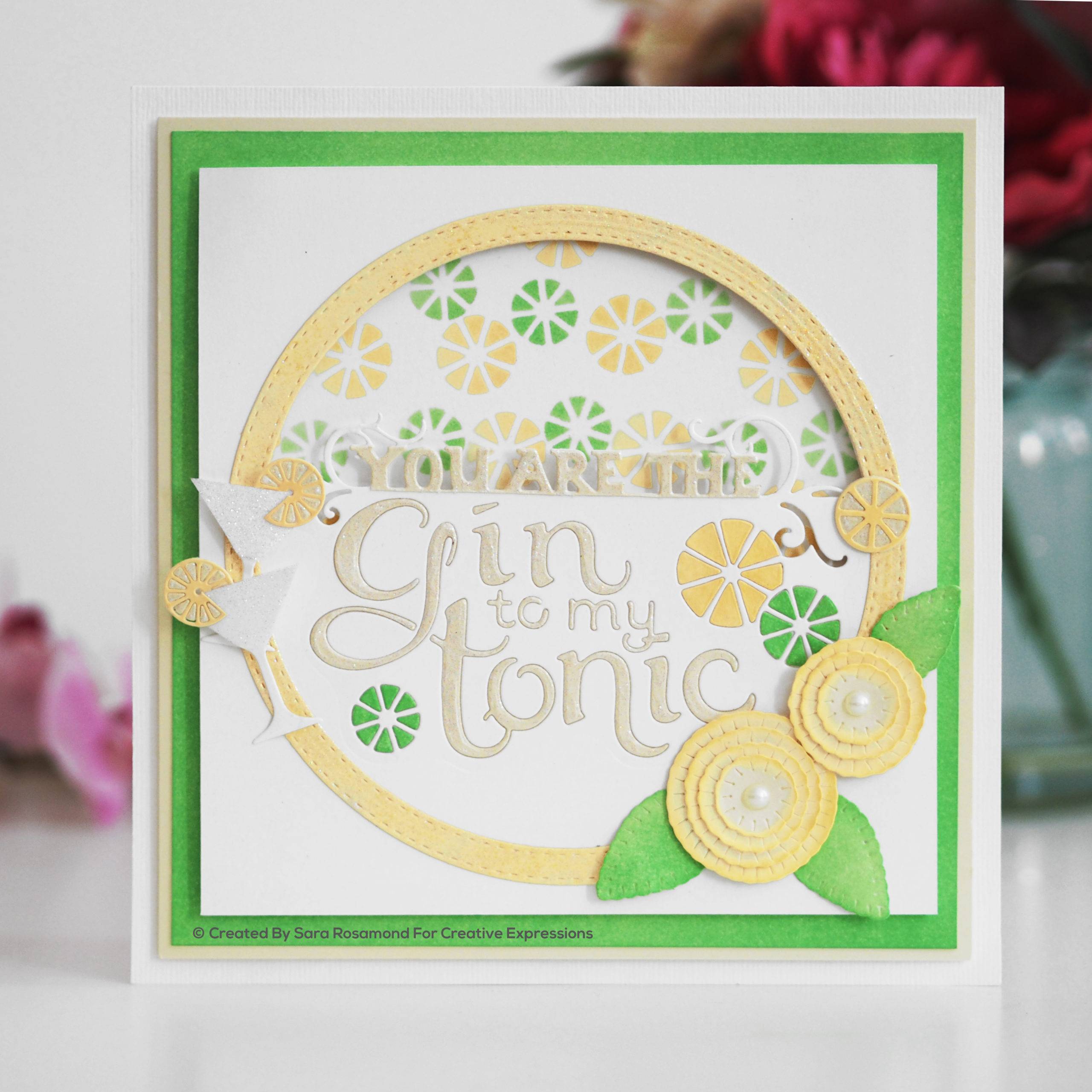 Paper Cuts Collection - Gin To My Tonic Edger