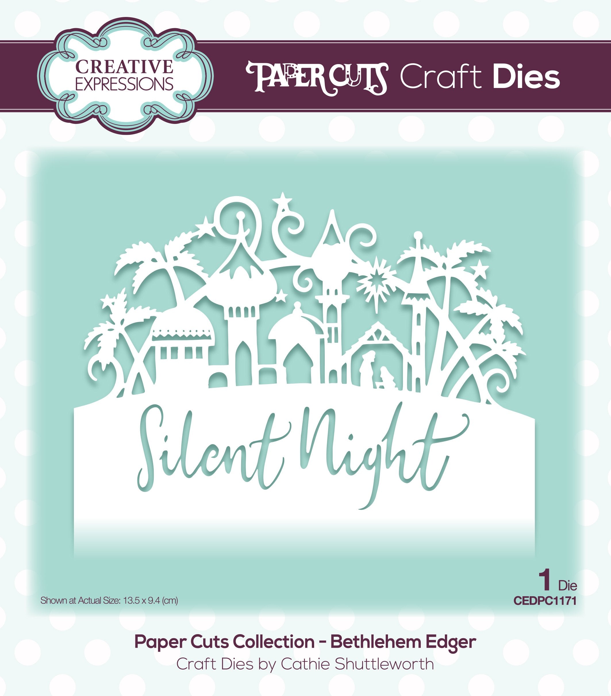 Creative Expressions Paper Cuts Bethlehem Edger Craft Die