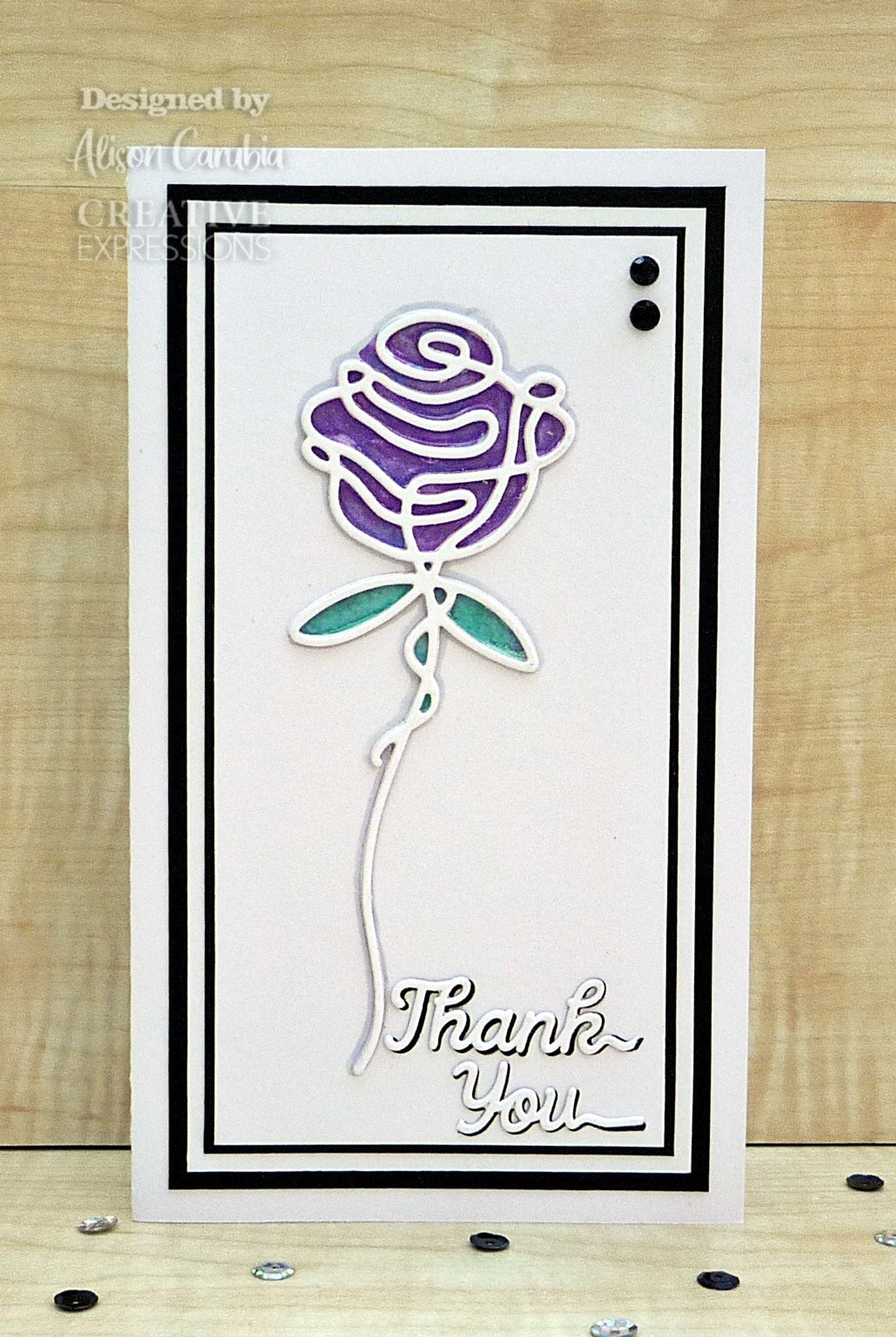 Creative Expressions One-liner Collection Thank You Craft Die