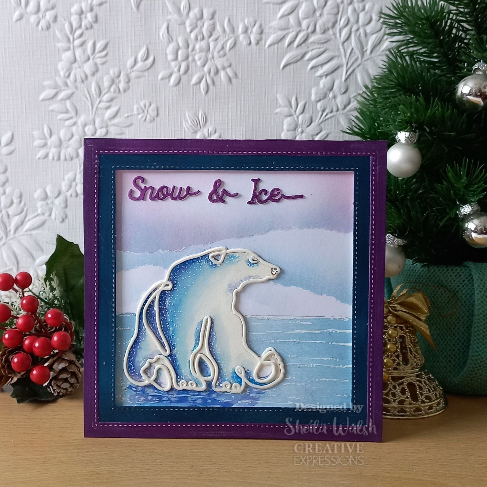 Creative Expressions One-liner Collection Polar Bear Craft Die