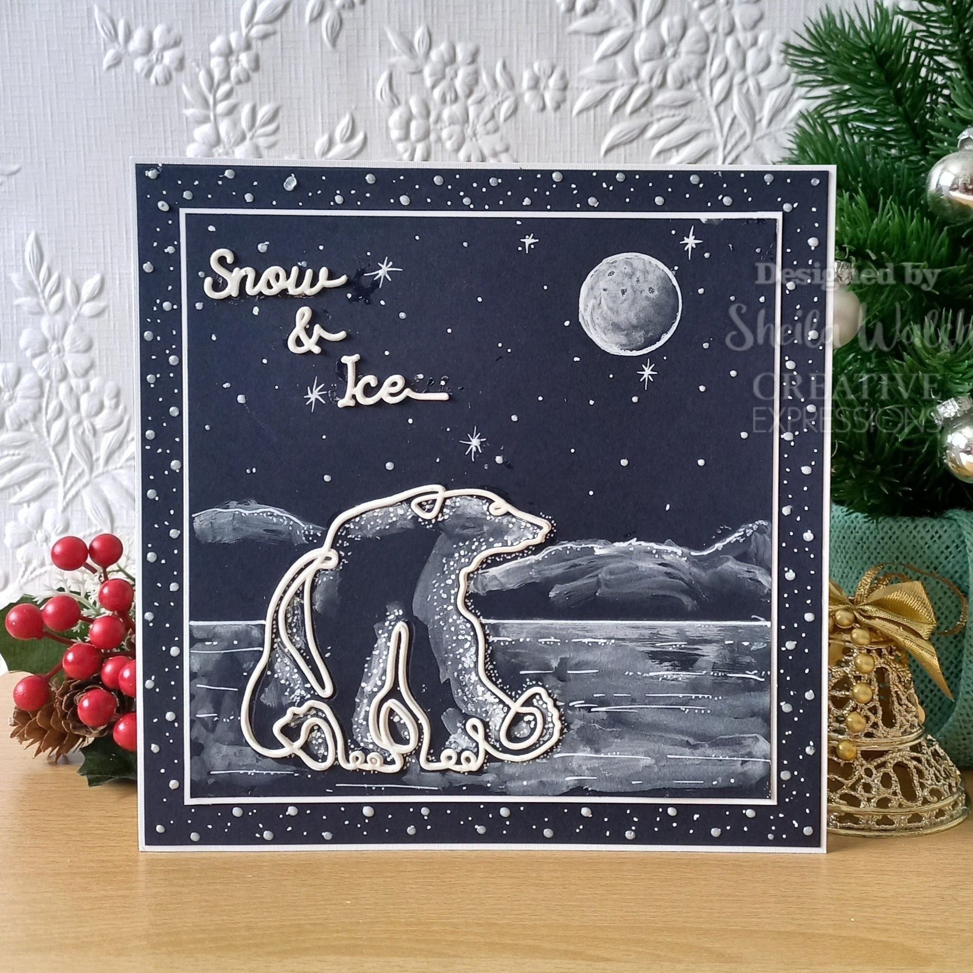 Creative Expressions One-liner Collection Polar Bear Craft Die