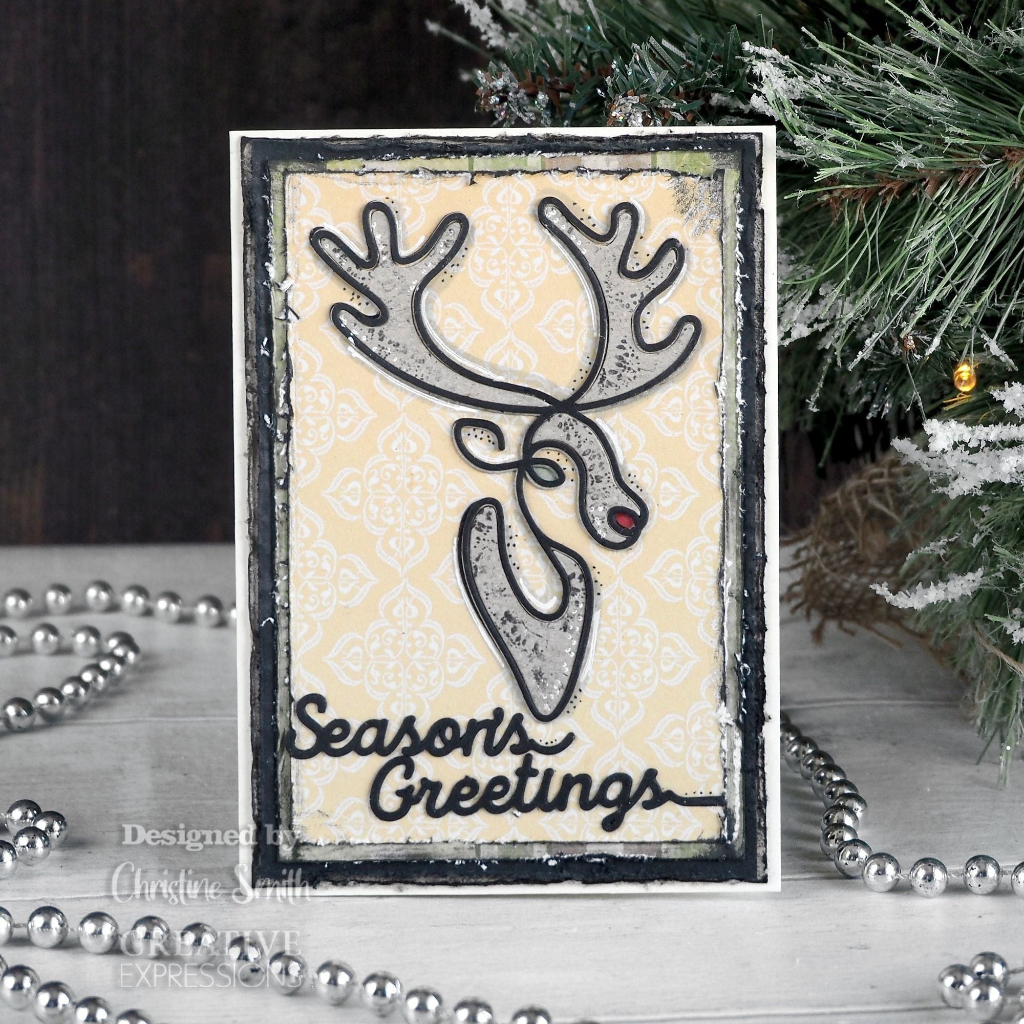 Creative Expressions One-liner Collection Stag's Head Craft Die
