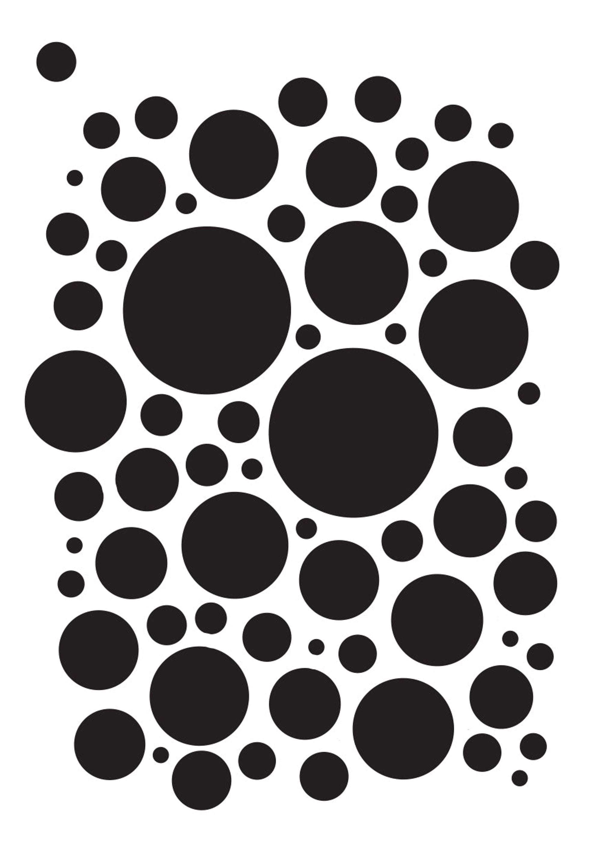 Creative Expressions Mini Stencil Bubbles 4.0 in x 3.0 in