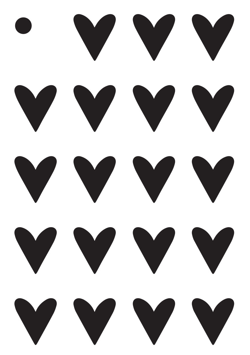 Creative Expressions Mini Stencil You Have My Heart 4 in x 3 in