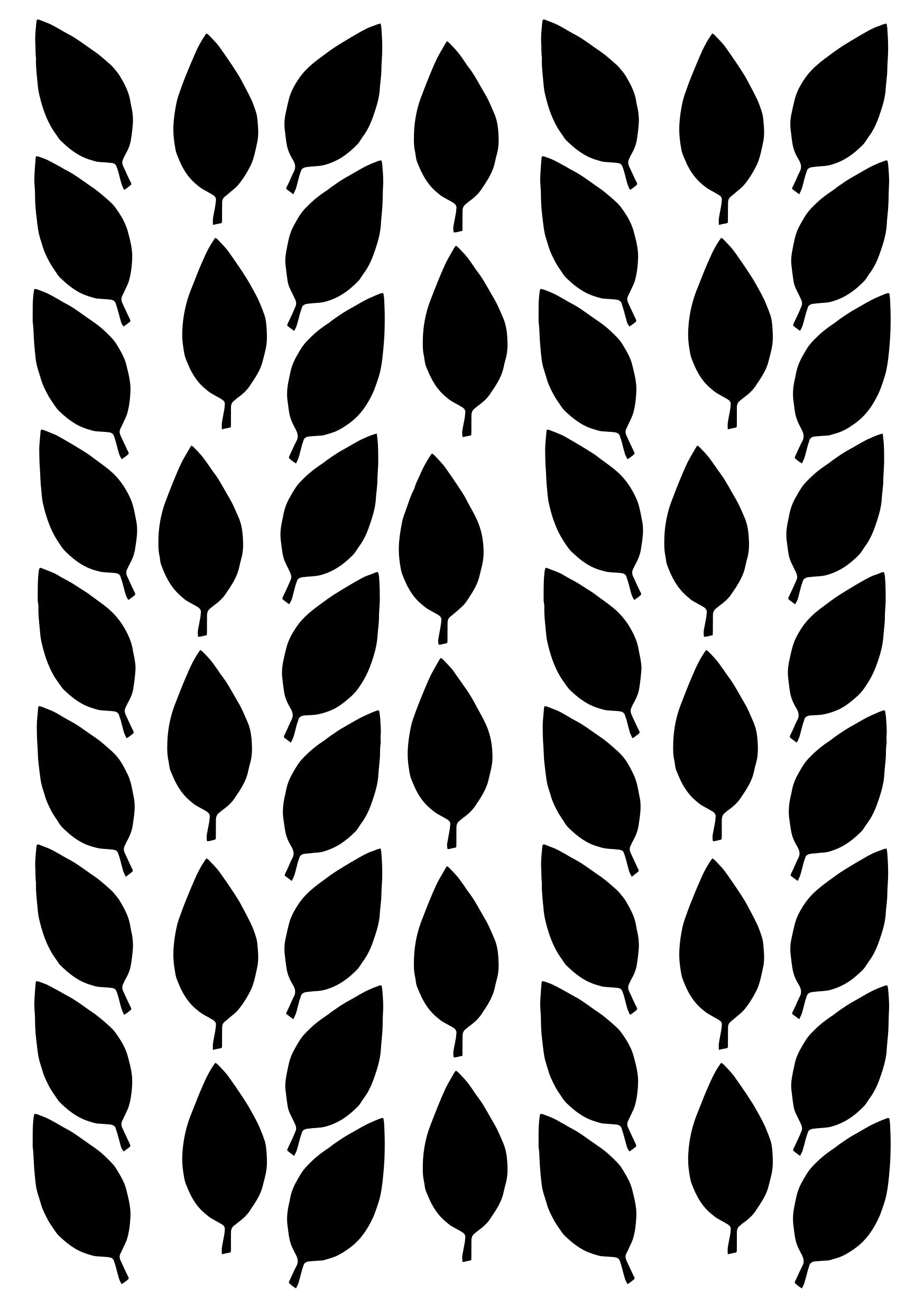 Creative Expressions Helen Colebrook Leafy Trails 7 in x 5 in Stencil