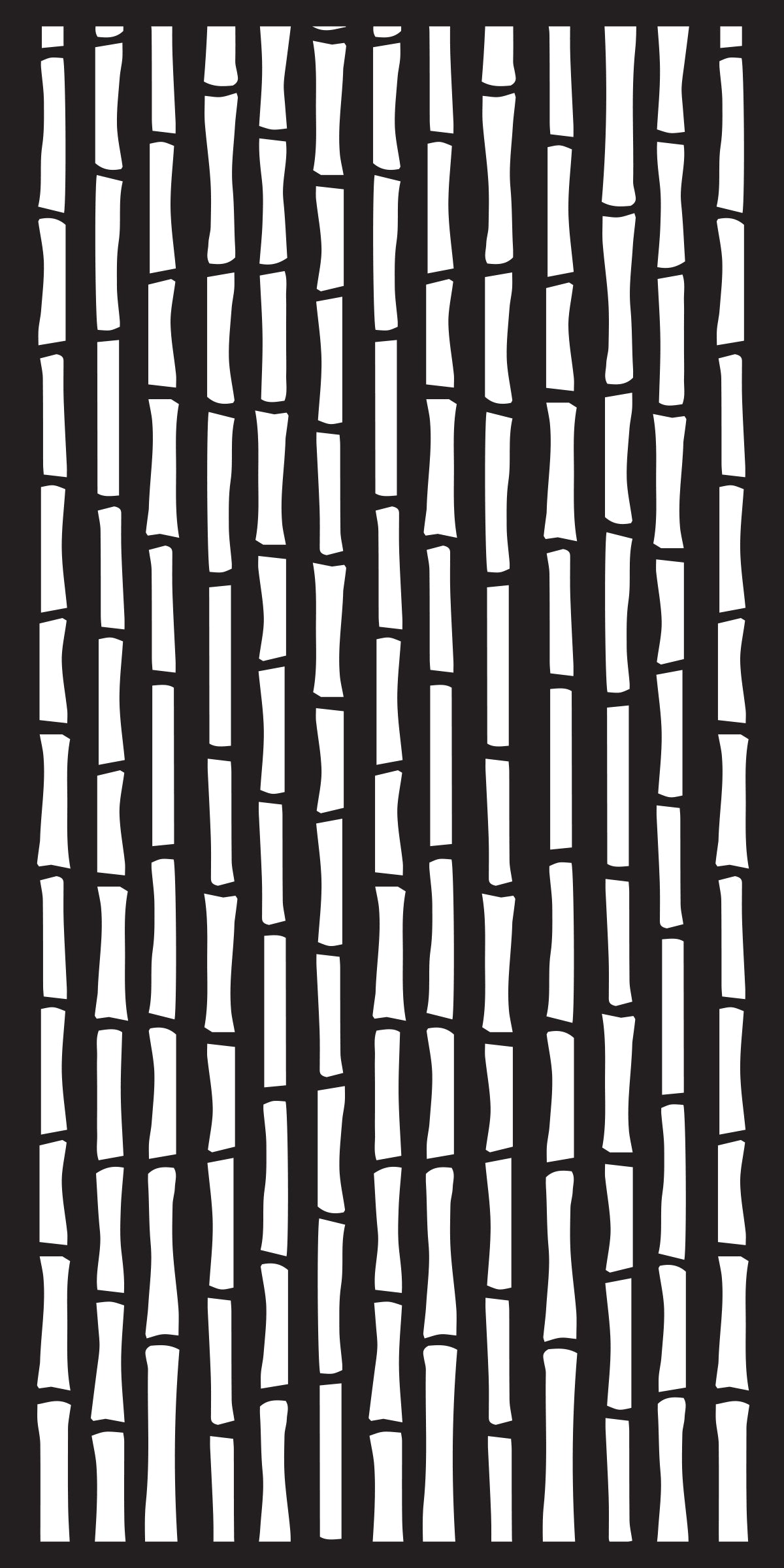 Creative Expressions Bamboo Sticks DL Stencil 4 in x 8 in (10.0 x 20.3 cm)
