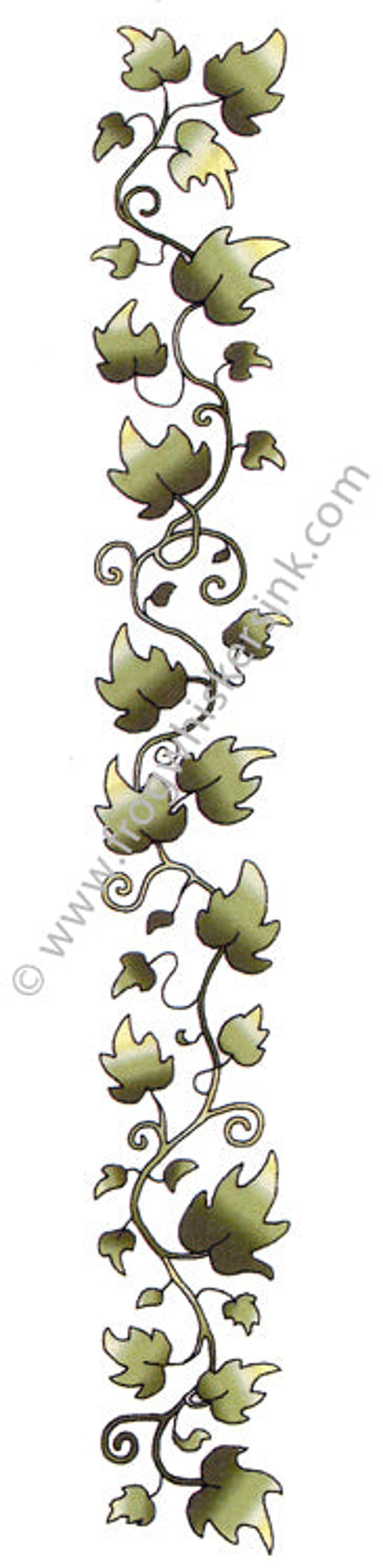 Frog's Whiskers Ink Stamps - Ivy Border Cling Mount Stamp