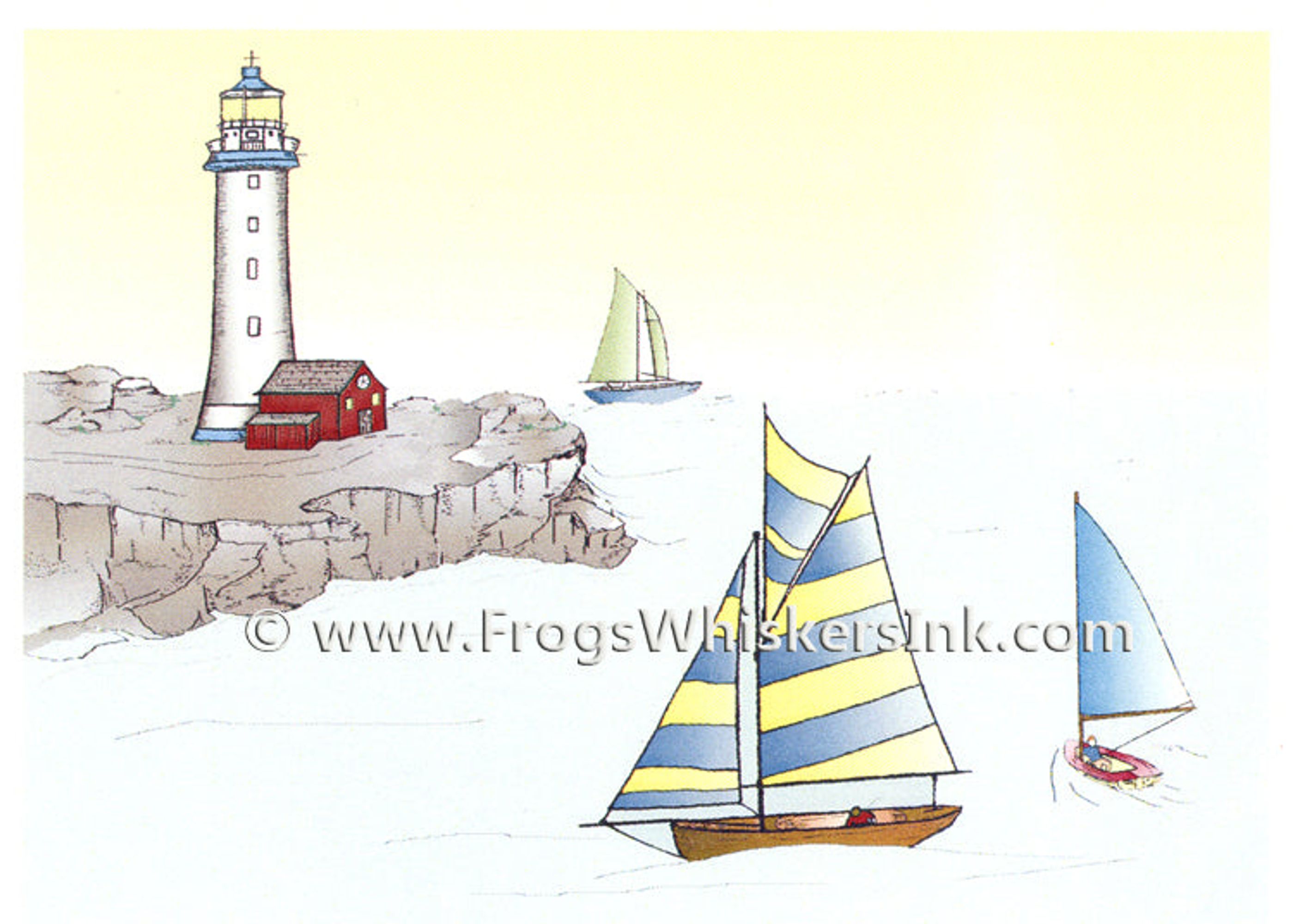 Frog's Whiskers Ink Stamps - Summer Sailing