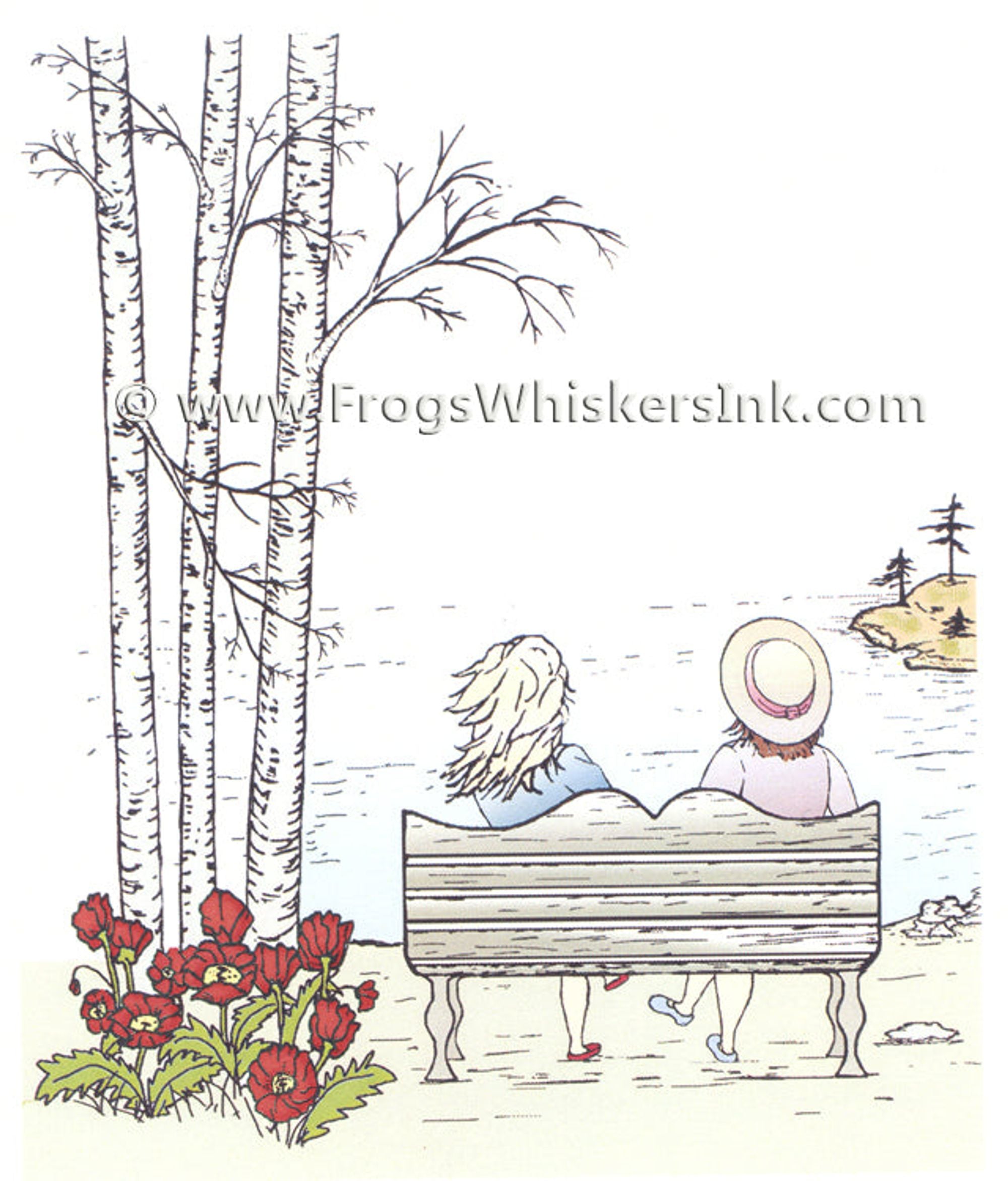 Frog's Whiskers Ink Stamps - By the Lake