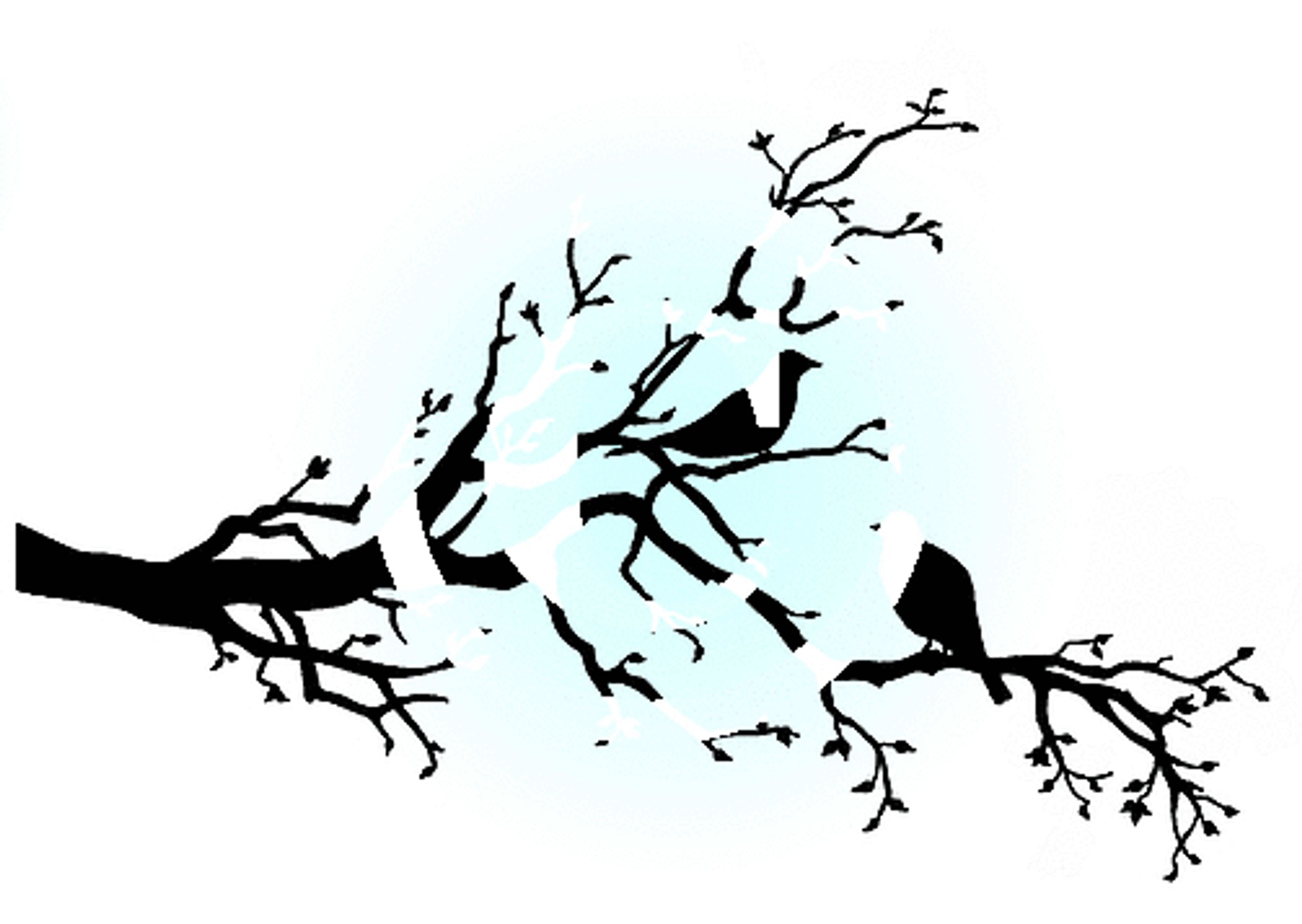 Frog's Whiskers Ink Stamps - Birds in a Tree