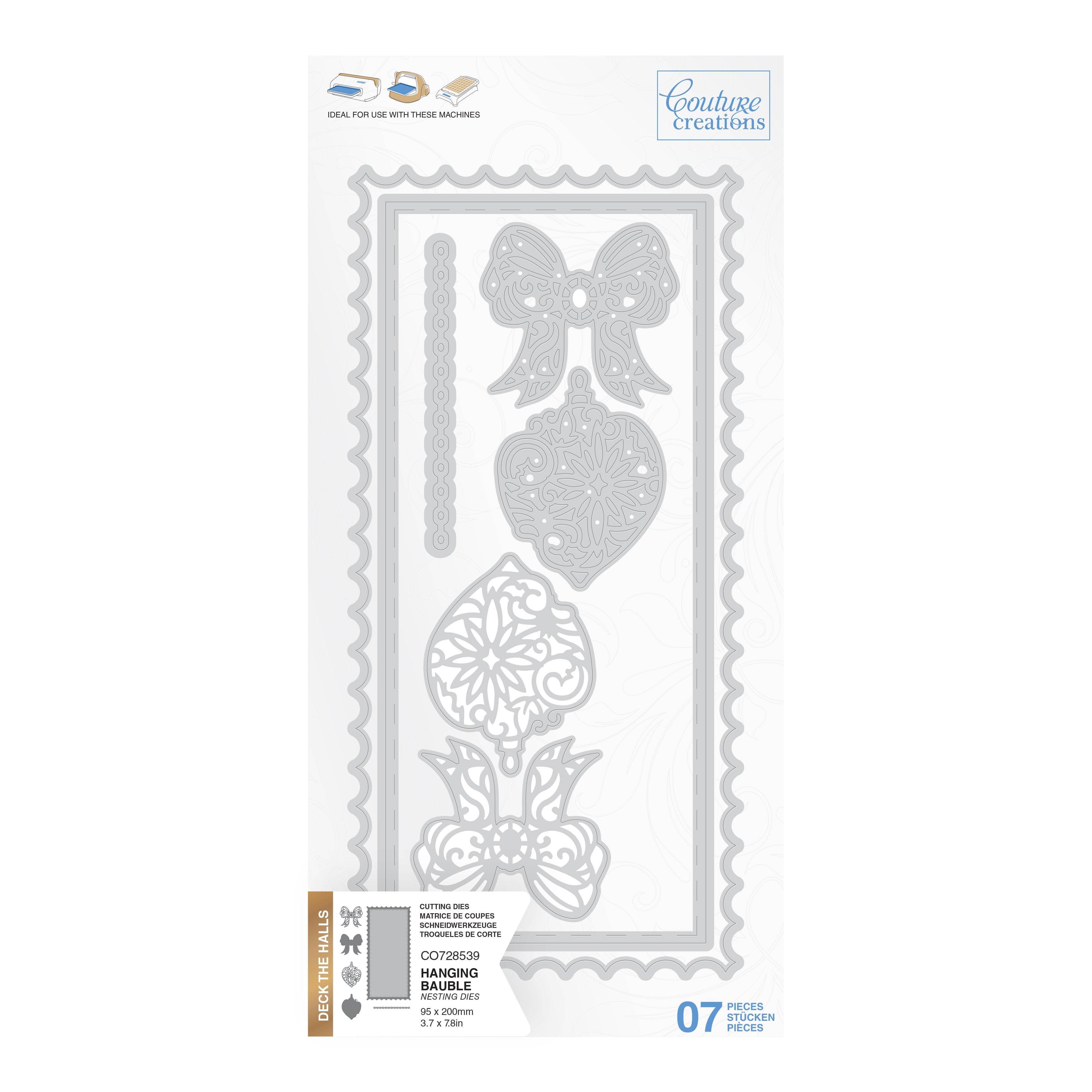 Hanging Buable Tall Card Nesting Die Set (7pc)