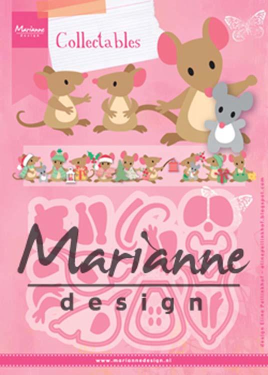 Marianne Design Collectables Eline' Mice Family