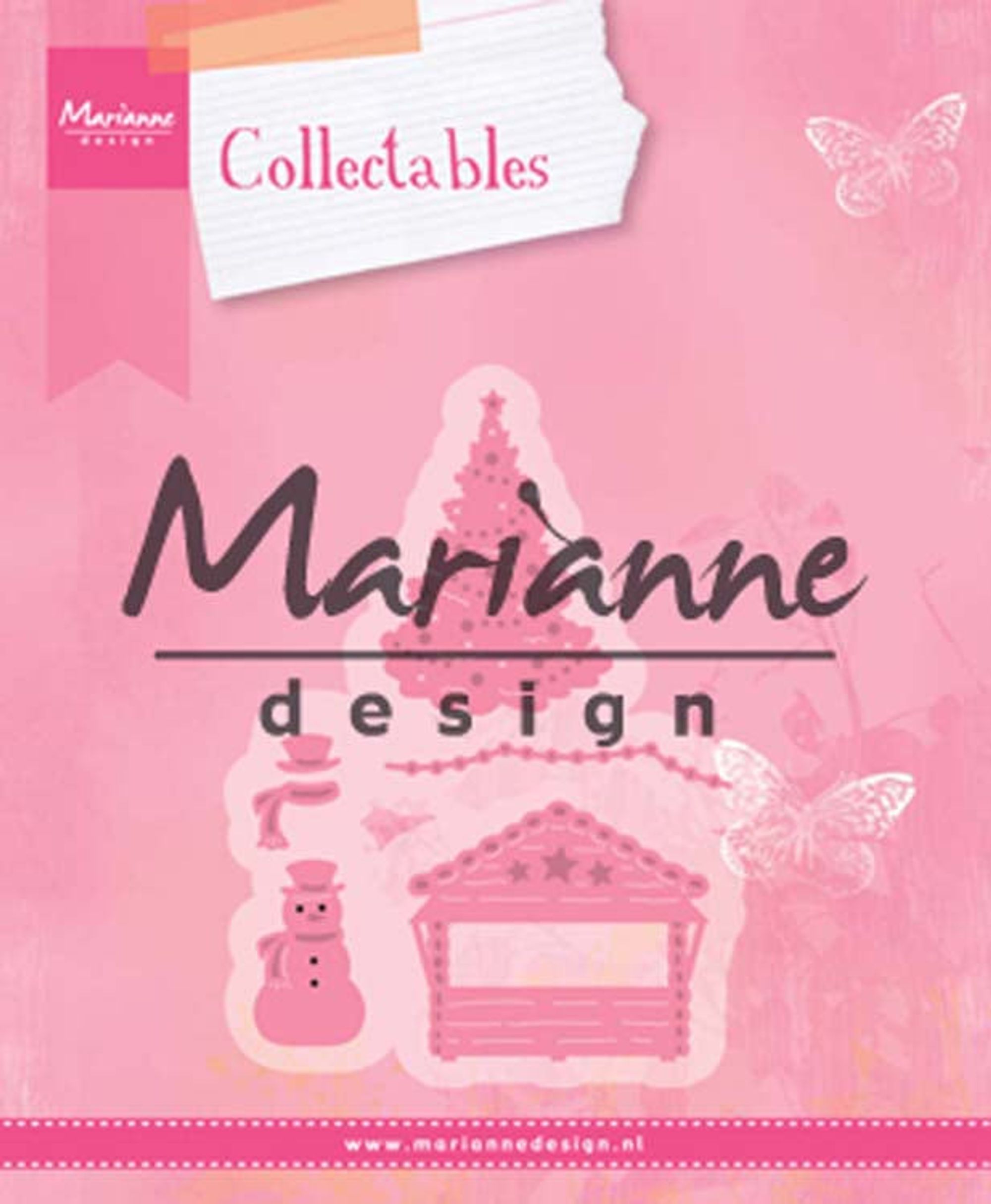 Marianne Design Collectables Village Decoration Set 5