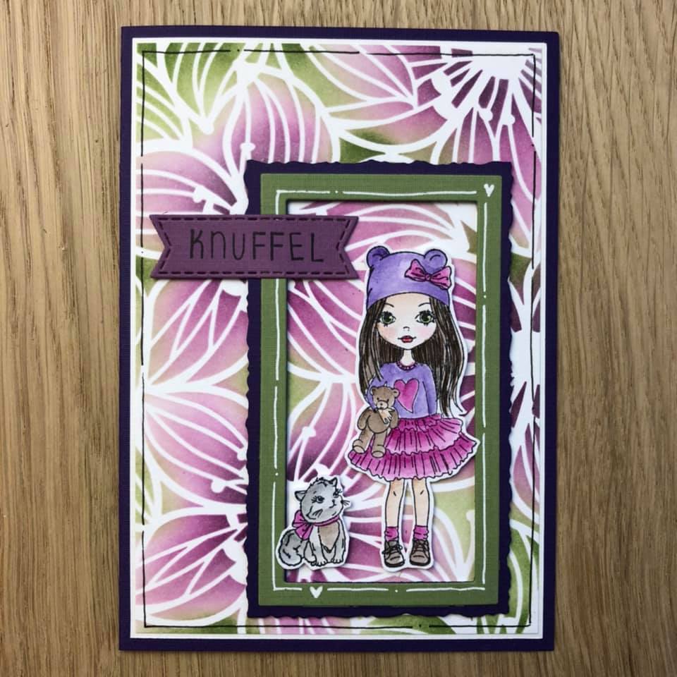 Stencil A6 For Magnetic Colour Set Flower 2