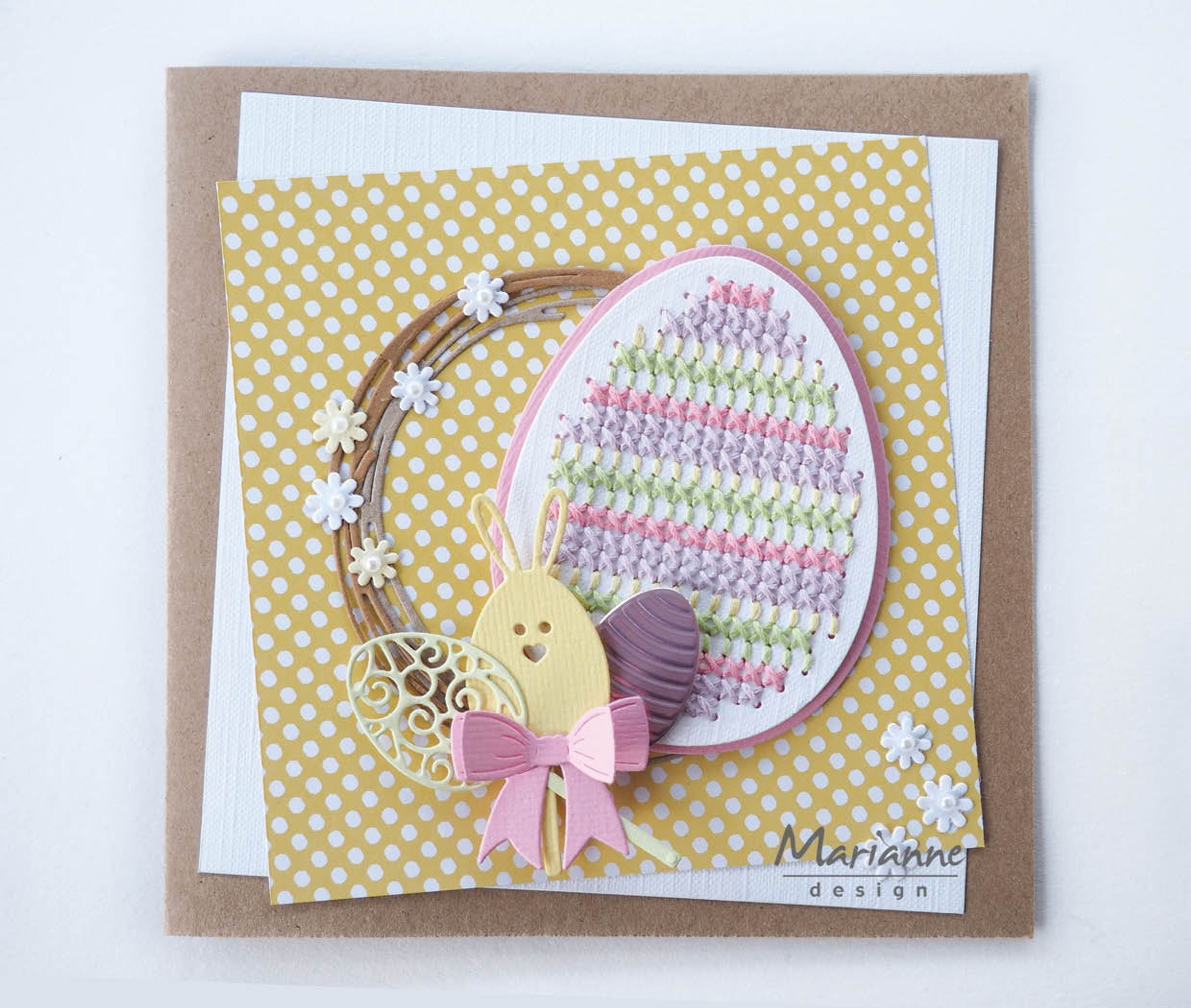 Craftables Cross Stitch Easter Egg Die