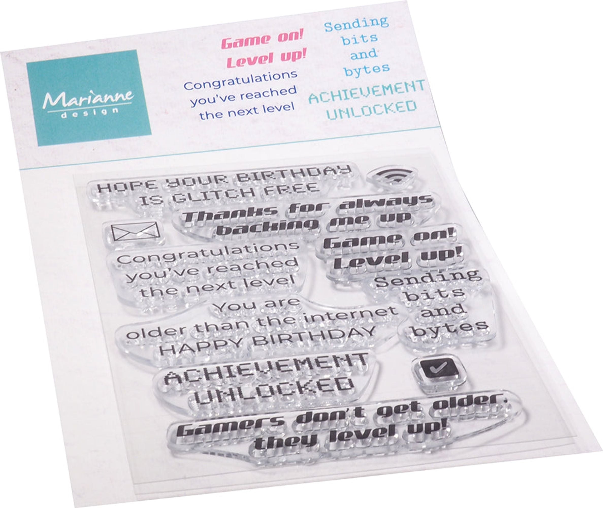 Marianne Design Clear Stamp - Level Up