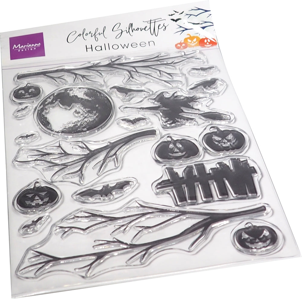 Marianne Design Clear Stamp - Colorful Silhouettes - Halloween