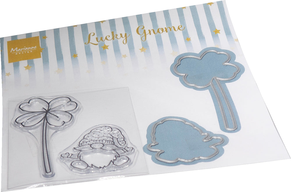 Marianne Design Stamp & Die Set - Lucky Gnome