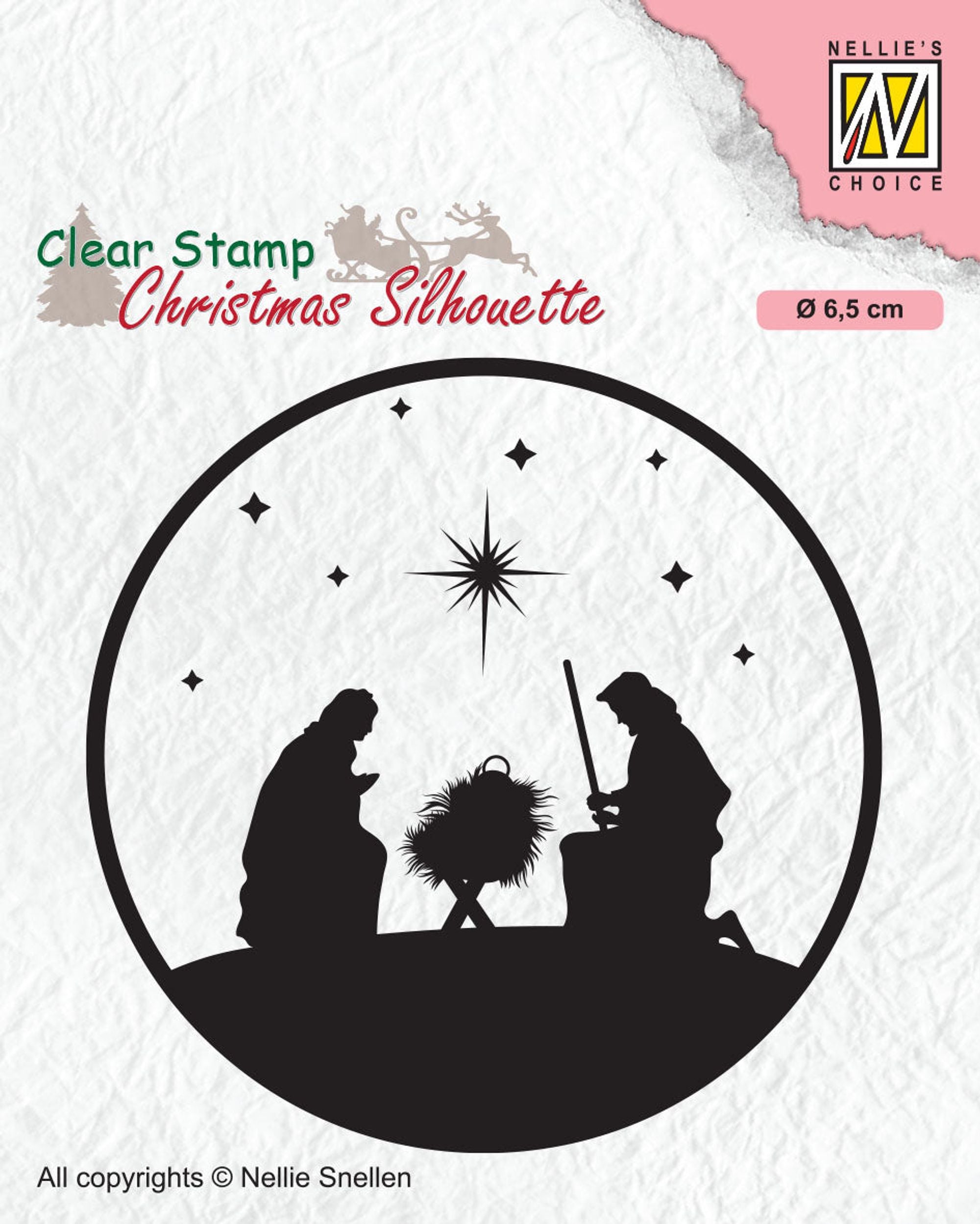 Clear Stamp Silhouette Nativity 3