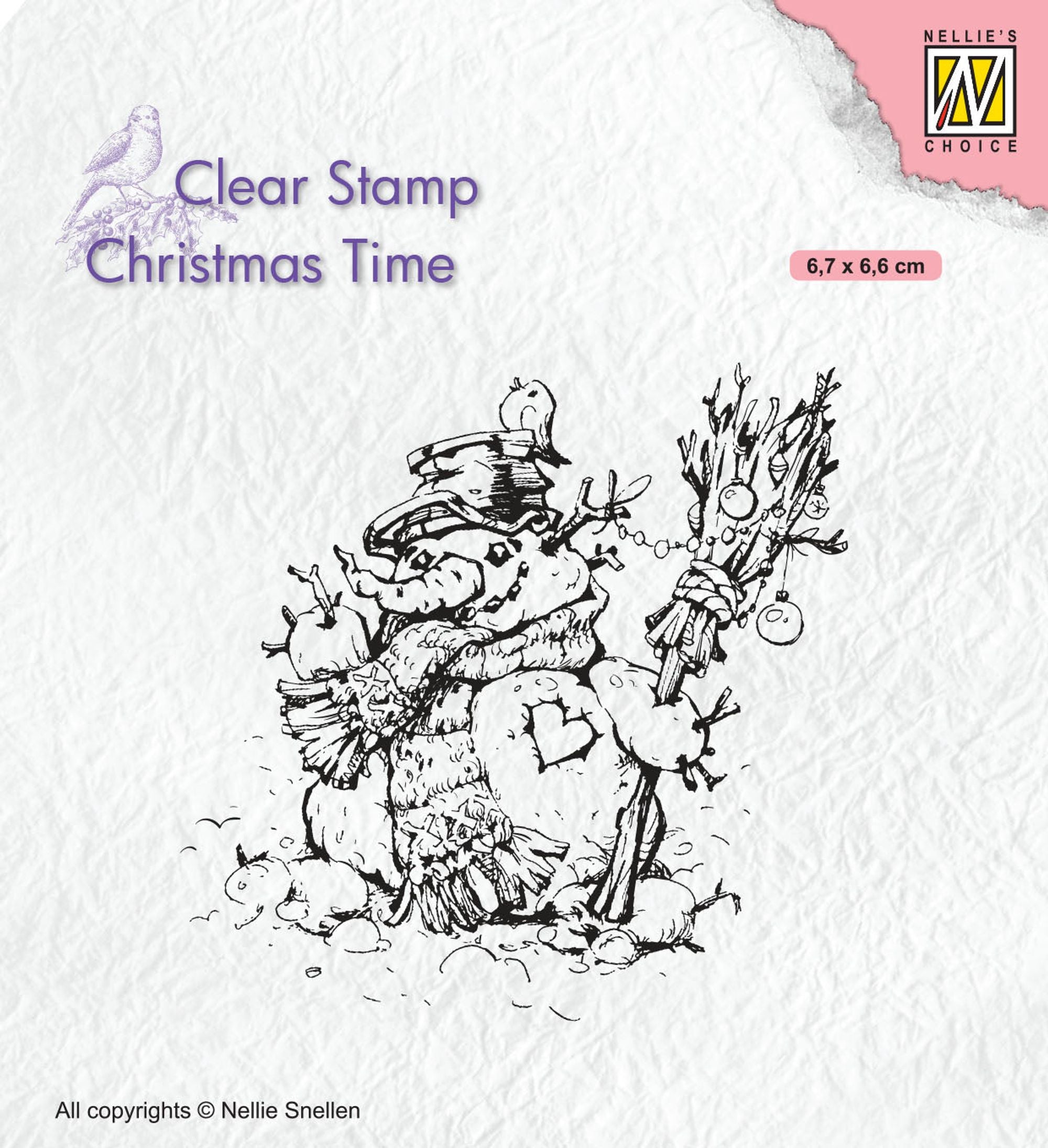 Christmas Time Clear Stamp Snowman